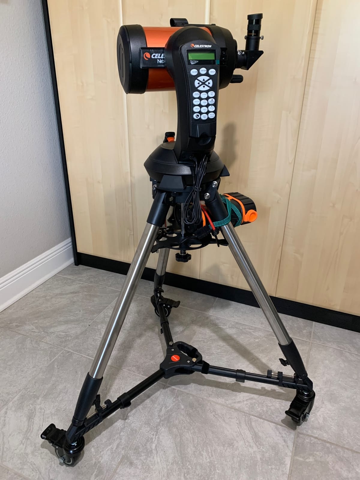 NEEWER Photography Tripod Dolly, Heavy Duty 50lbs Capacity Tripod Wheels with 3