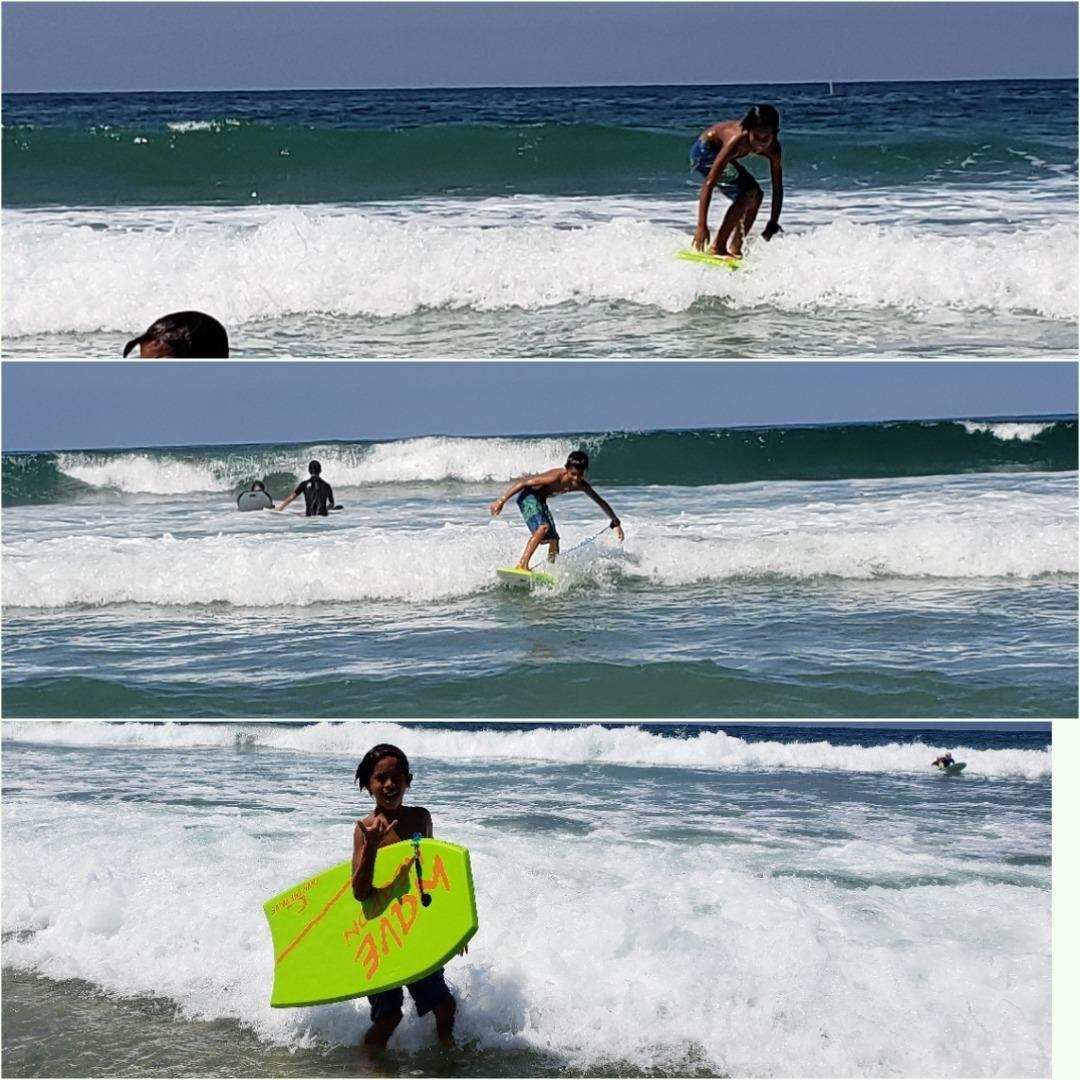 BPS 'Wave Weapon' Body Board for All Wave Conditions - Lightweight EPS Core, HDPE Slick Bottom, Wrist Leash and Plug customer photo 2