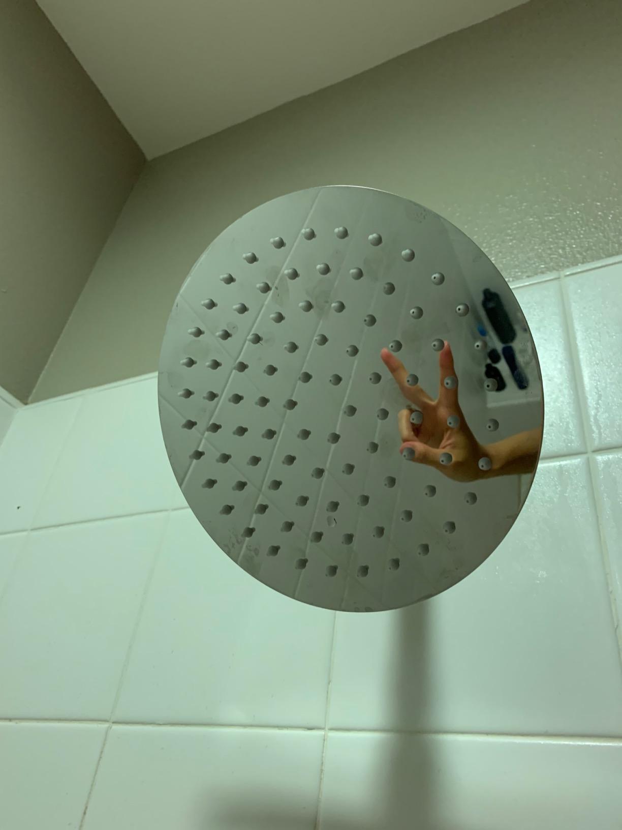 NearMoon Rain Shower Head, Ultra-Thin Design-Pressure Boosting, High Flow Stainless Steel Rainfall Head (8 Inch, Chrome Finish) customer photo 2