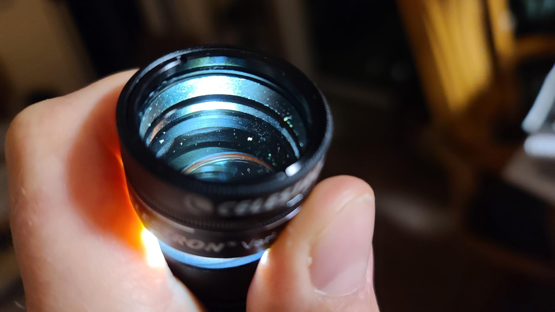 Celestron Variable Moon Filter for Telescope Eyepieces | Adjustable 1-40% Brightness Control, Enhanced Moon Detail, Reduced Glare customer photo 2