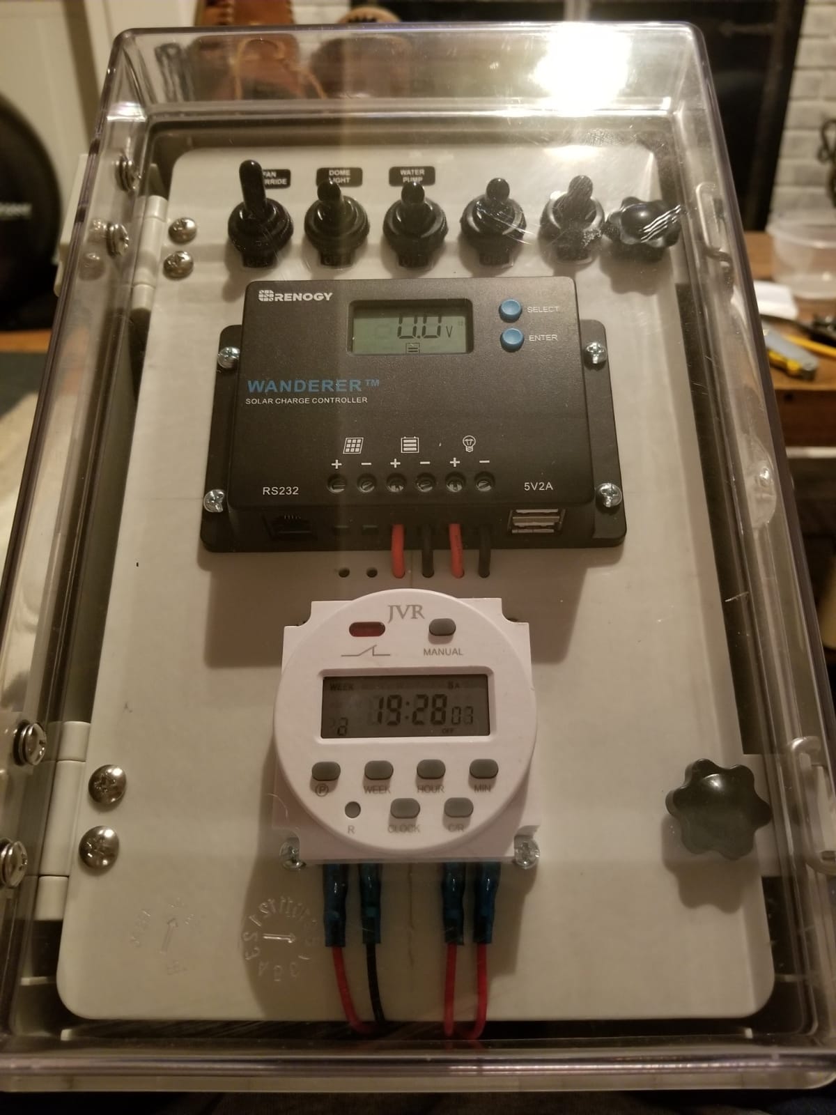 Renogy Wanderer 10A PWM Solar Charge Controller 12/24V for Solar Panels customer photo 1