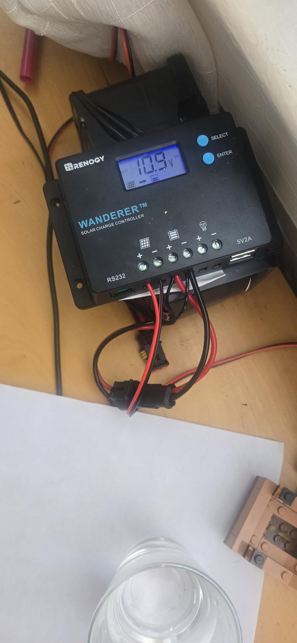 Renogy Wanderer 10A PWM Solar Charge Controller 12/24V for Solar Panels customer photo 2