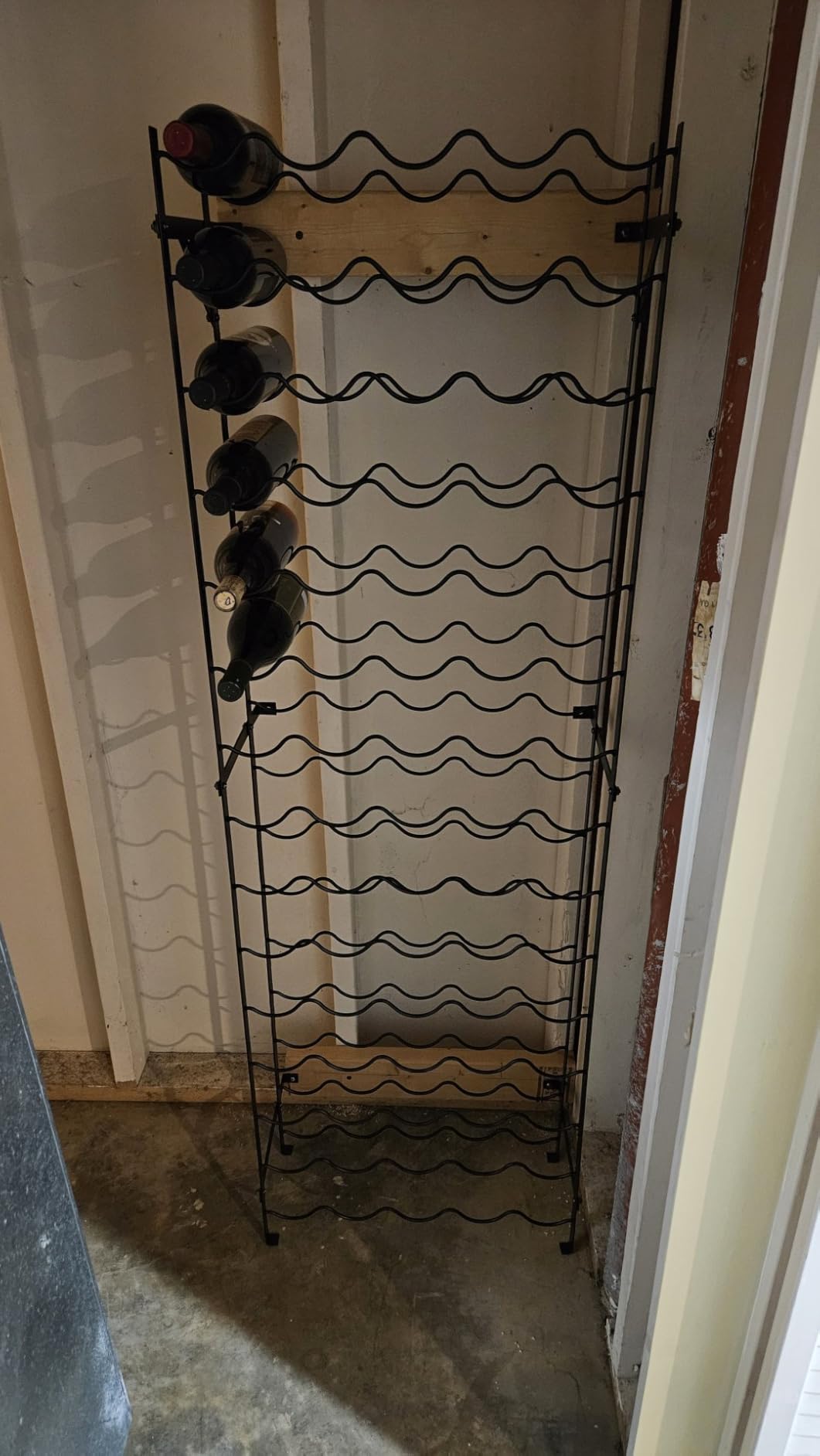 Sorbus Wine Rack Freestanding Floor - Wine Bottle Holder Holds 75 Bottles of Wine - 75 Bottle Capacity Wine Storage for Any Bar, Wine Cellar, Kitchen, Dining Room (New Improved Design) customer photo 1