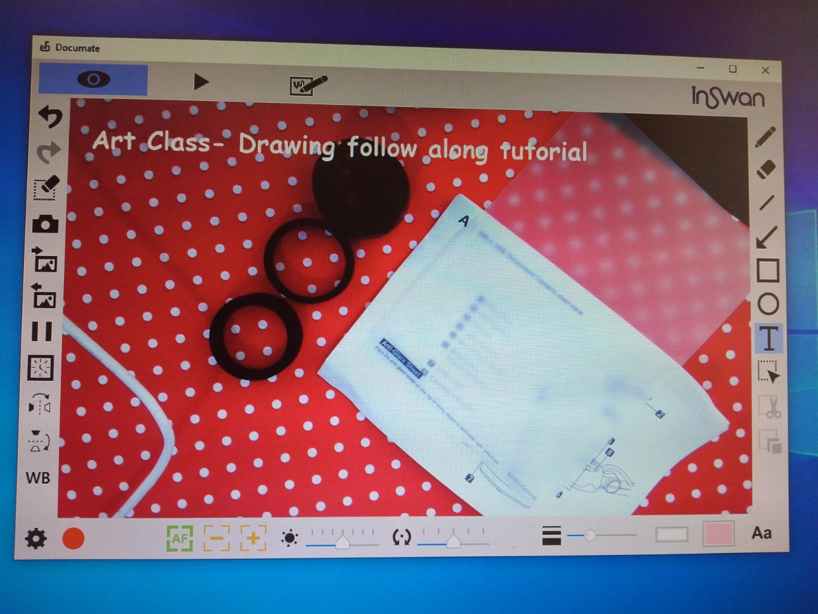 INSWAN INS-1 Classic USB Document Camera/Webcam, 8MP, Built-in LED, Mic customer photo 2