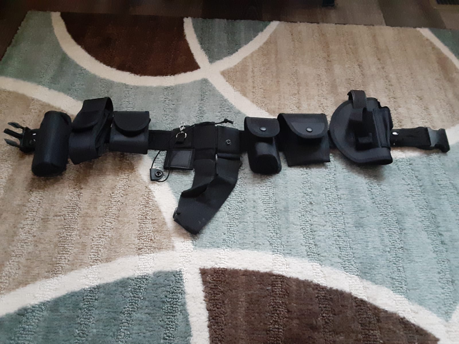 Police Security Duty Belts Correctional Officers Utility Cop Costume Belt Law Enforcement for Women Men Hunting customer photo 2