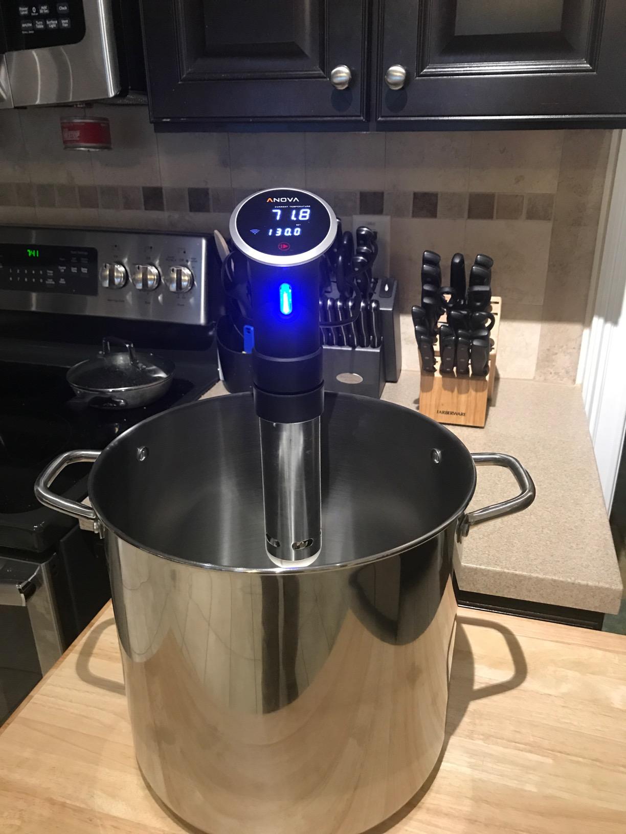 HOMICHEF 12 Quart LARGE Stock Pot with Glass Lid - NICKEL FREE Stainless Steel Healthy Cookware Stockpots with Lids 12 Quart - Mirror Polished Induction Pot - Commercial Grade Soup Cooking Pot customer photo 1