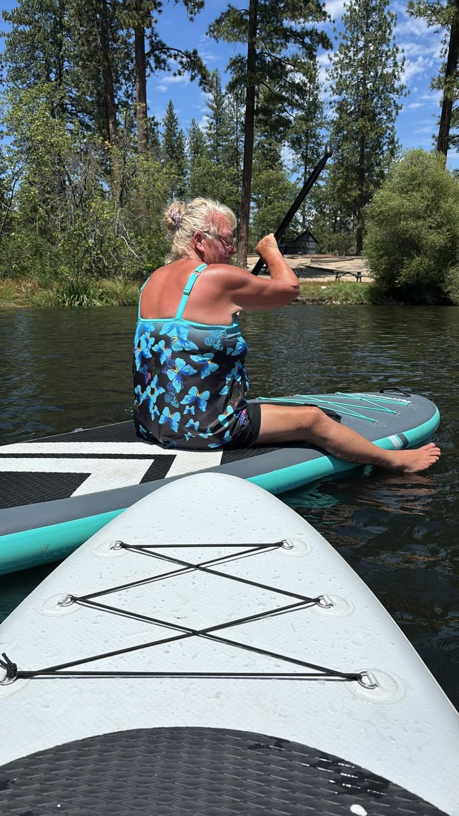 SereneLife XL Inflatable Stand Up Paddle Board - Extra-Wide, Pet & Family-Friendly SUP for Adults, Kids & Pets - Non-Slip Deck, Stable Design, Premium Accessories - 350/440/485 lbs Capacity customer photo 2