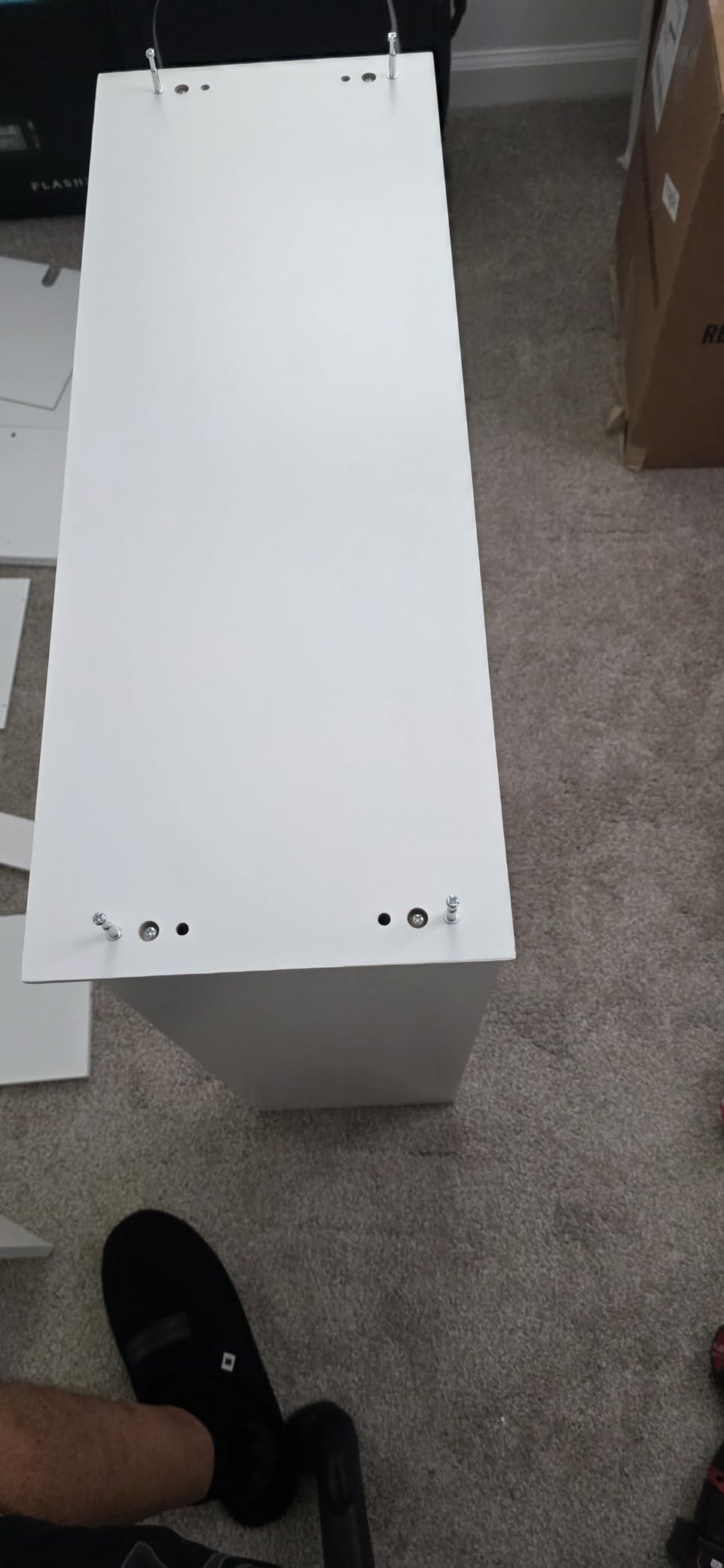 Spirich Over The Toilet Storage Cabinet with Doors, Bathroom Organizer, White, Adjustable Shelf, Anti-Tip Fitting customer photo 2