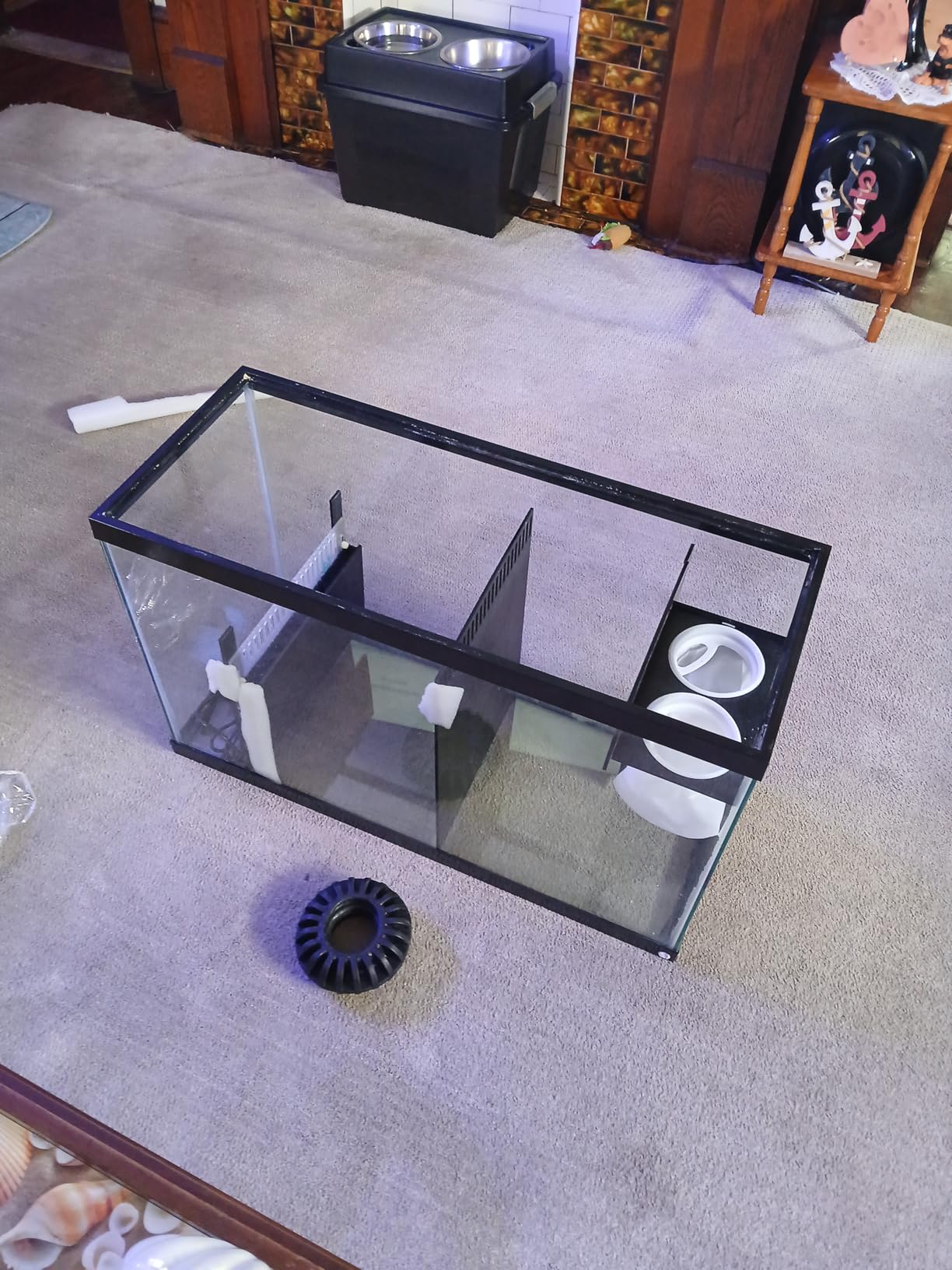 Bubblefin Aquarium Sump Refugium DIY Kit for Protein Skimmer Sump - Chamber dividers for (20 Gallon Long) Tank is not Included customer photo 2
