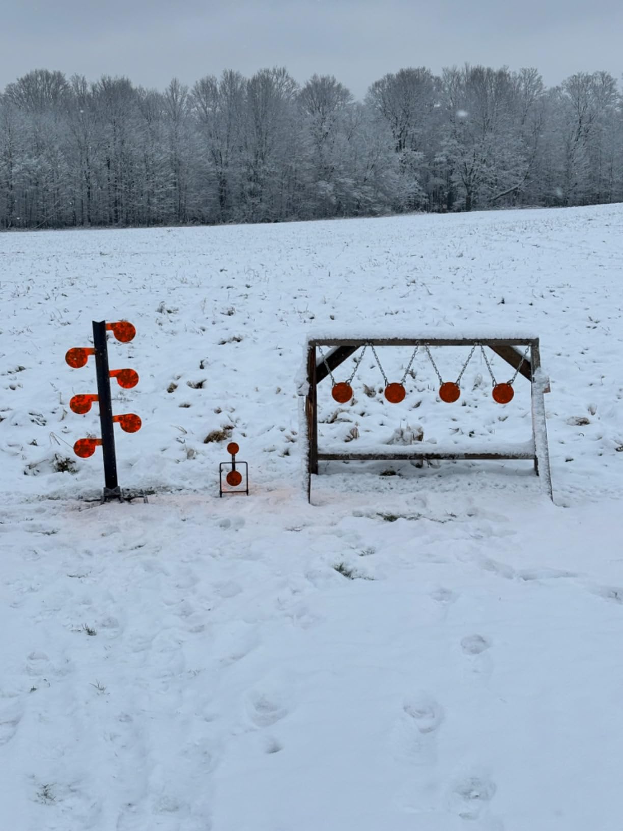 Highwild AR500 Dueling Tree Target Kit - Six Steel Paddles 6