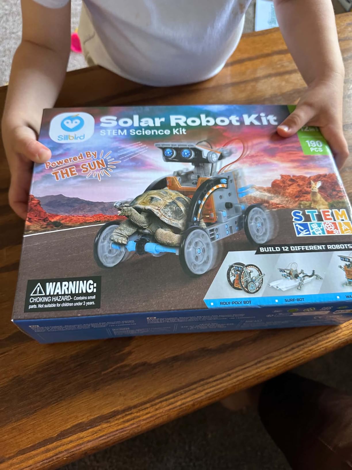 Sillbird 12-in-1 Solar Robot Building Kit STEM Gift for Boys Ages 8-13 | Powered by the Sun, Engineering Skills, DIY Educational Kit, 190 Pieces customer photo 1