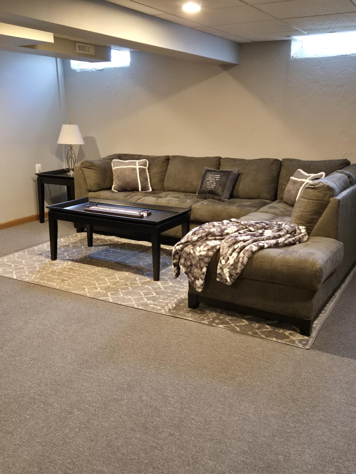 JONATHAN Y Boho Vintage Diamond Cream/Gray Indoor Area Rug 8X10 ft, Moroccan Hype for Living Room, Bedroom, Kitchen, Office, Easy-Cleaning, High Traffic, Pet-Friendly, Non-Shedding (MOH101B-8) customer photo 2