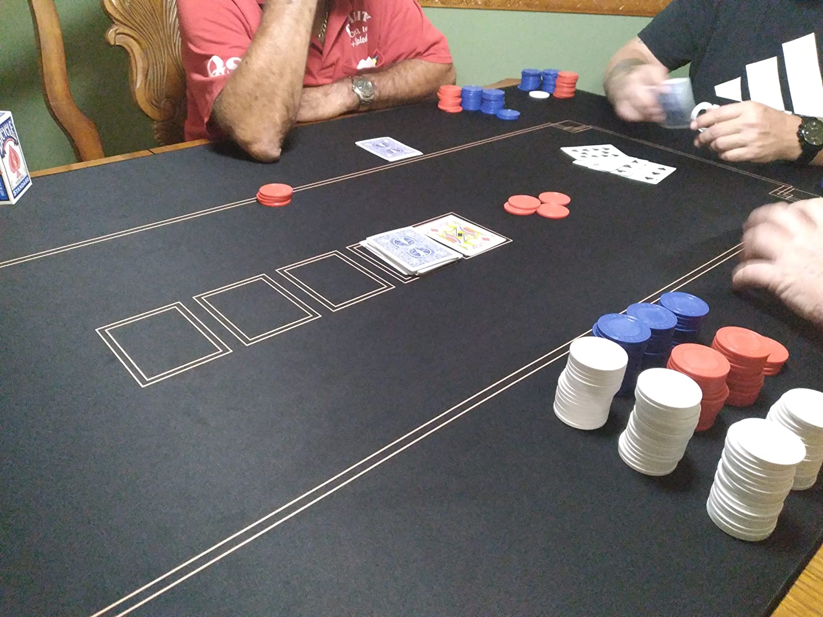 SLOWPLAY Godel Poker Mat, Water Repellent, Durable & Easy to Clean | Smooth premium surface; effortless card sliding; non-slip rubber base; noise reduction; portable carry bag; minimalist design customer photo 2