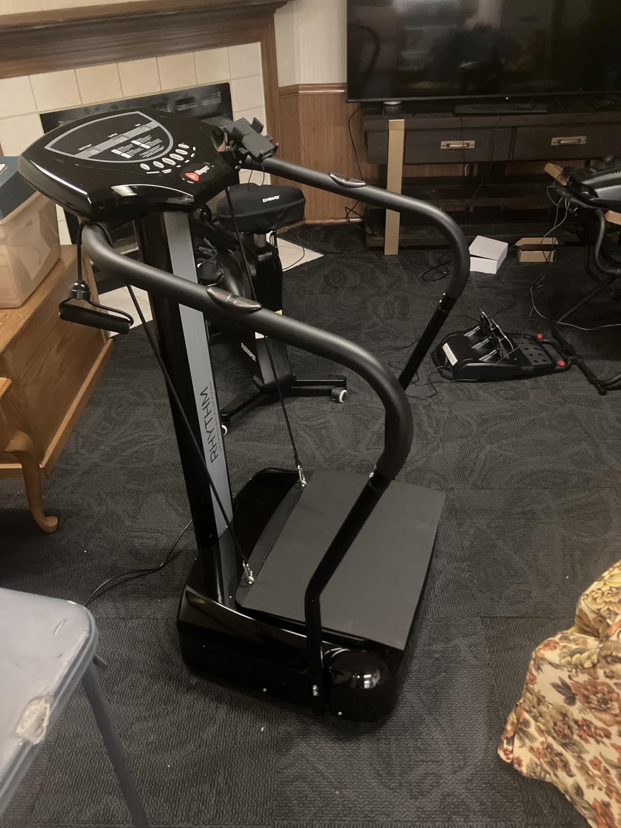 Lifepro Rhythm Vibration Plate Exercise Machine with 99 Speed Levels | Heart Rate Monitor, Resistance Bands, Cup Holder, Phone Holder customer photo 1