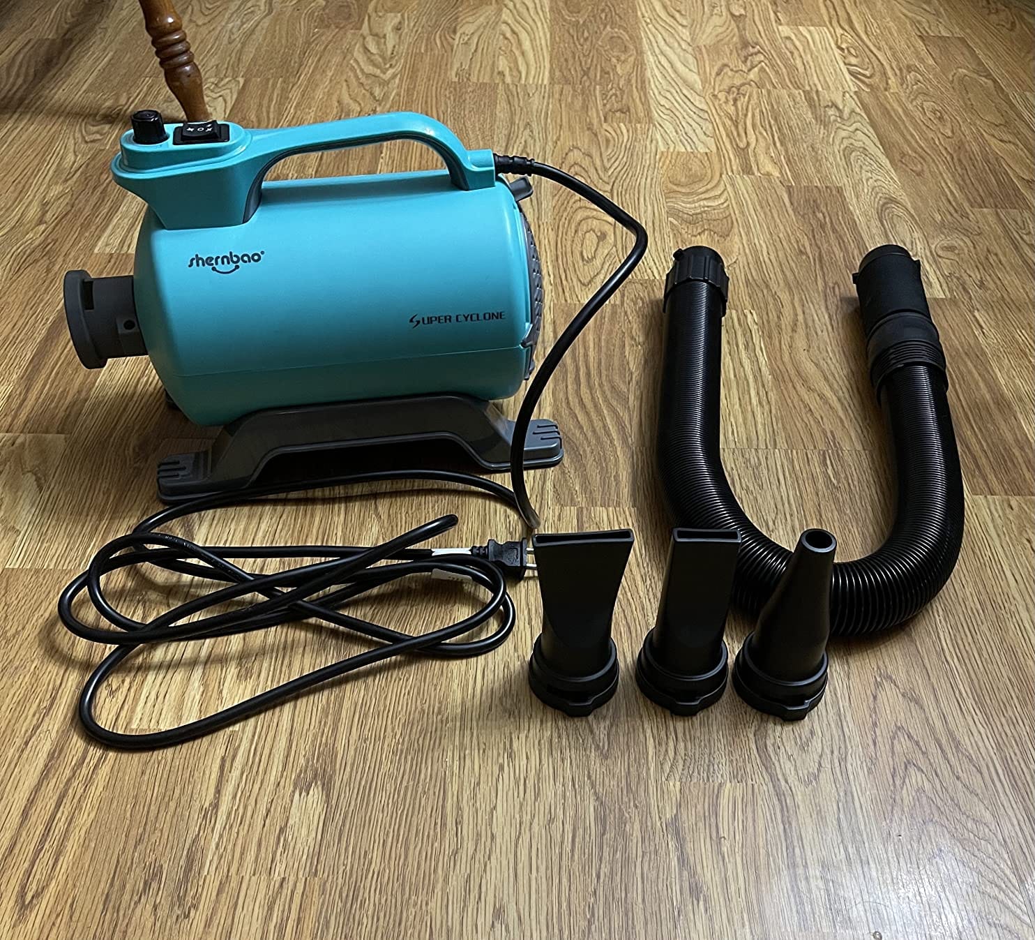 Dog Dryer High Velocity Pet Dog Grooming Force Hair Dryer/Blower 5.0HP customer photo 1
