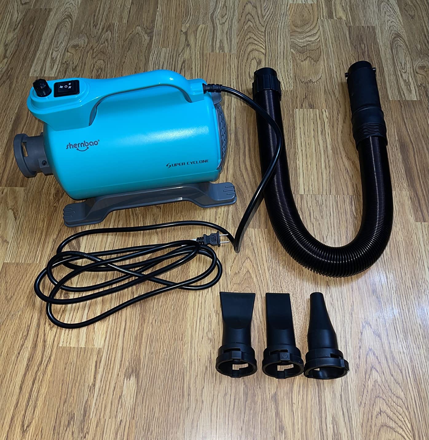 Dog Dryer High Velocity Pet Dog Grooming Force Hair Dryer/Blower 5.0HP customer photo 2