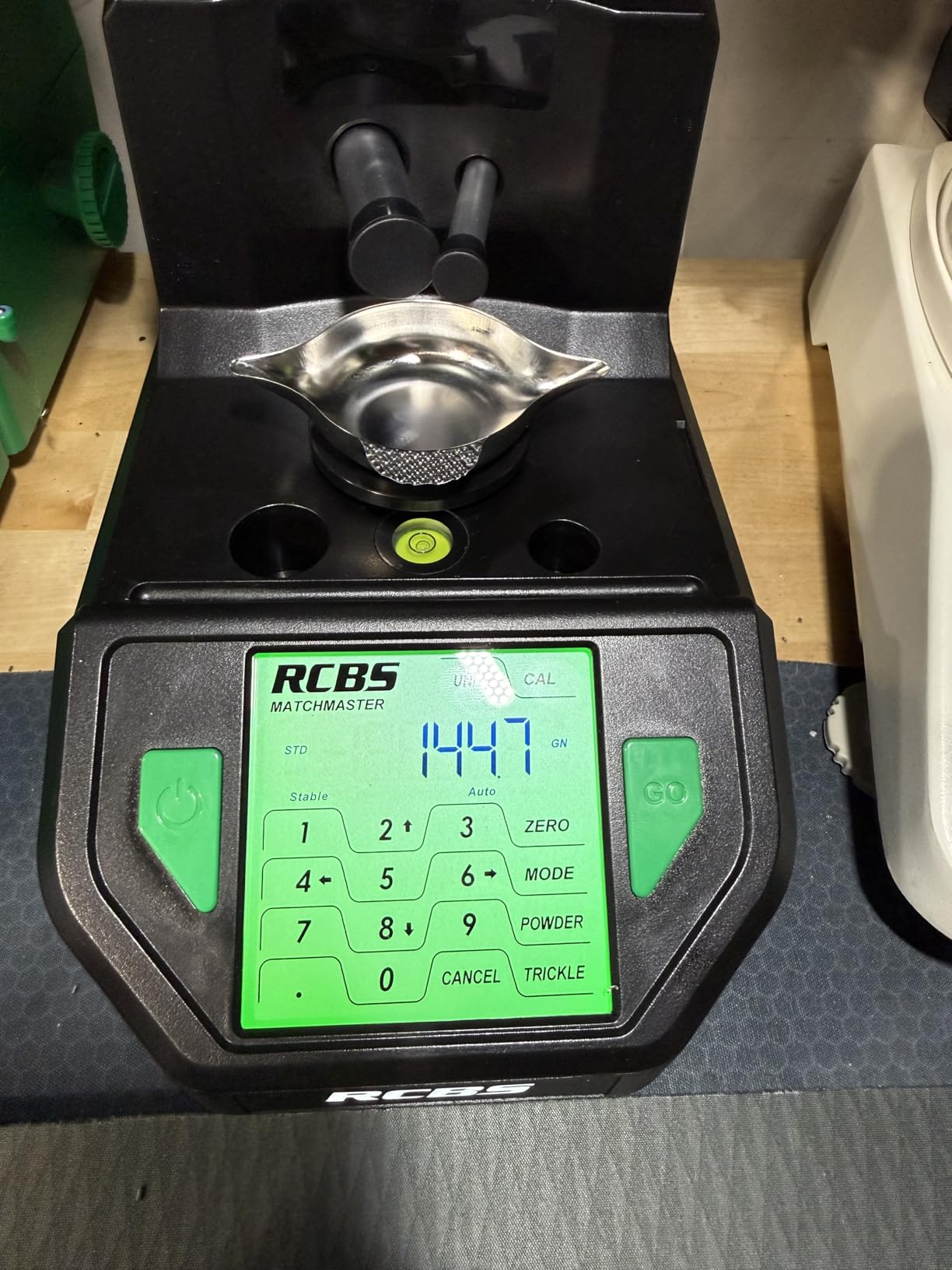 RCBS MatchMaster Powder Dispenser - Dual Tube Technology - 0.04 Grain Accuracy - Black/Green customer photo 1