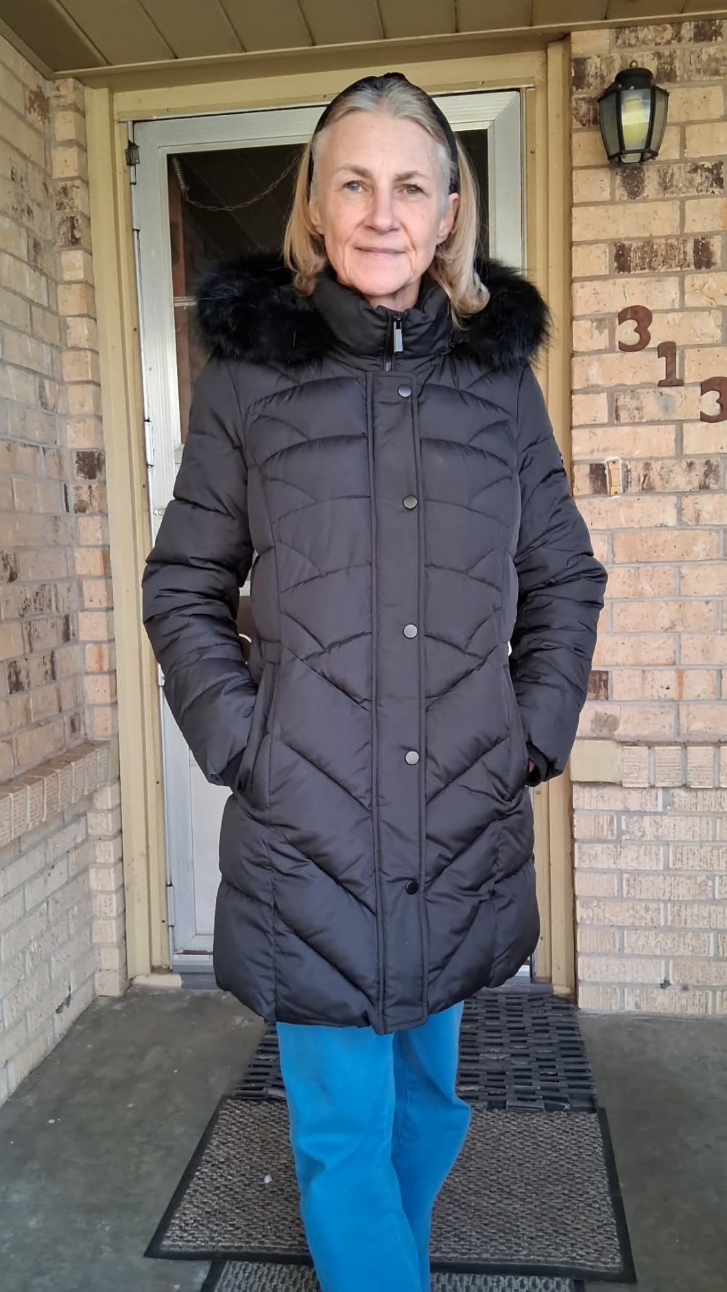 BINACL Women's Winter Warm Thicken Long Outwear Pockets Coat Parka Jacket XS-3XL customer photo 1