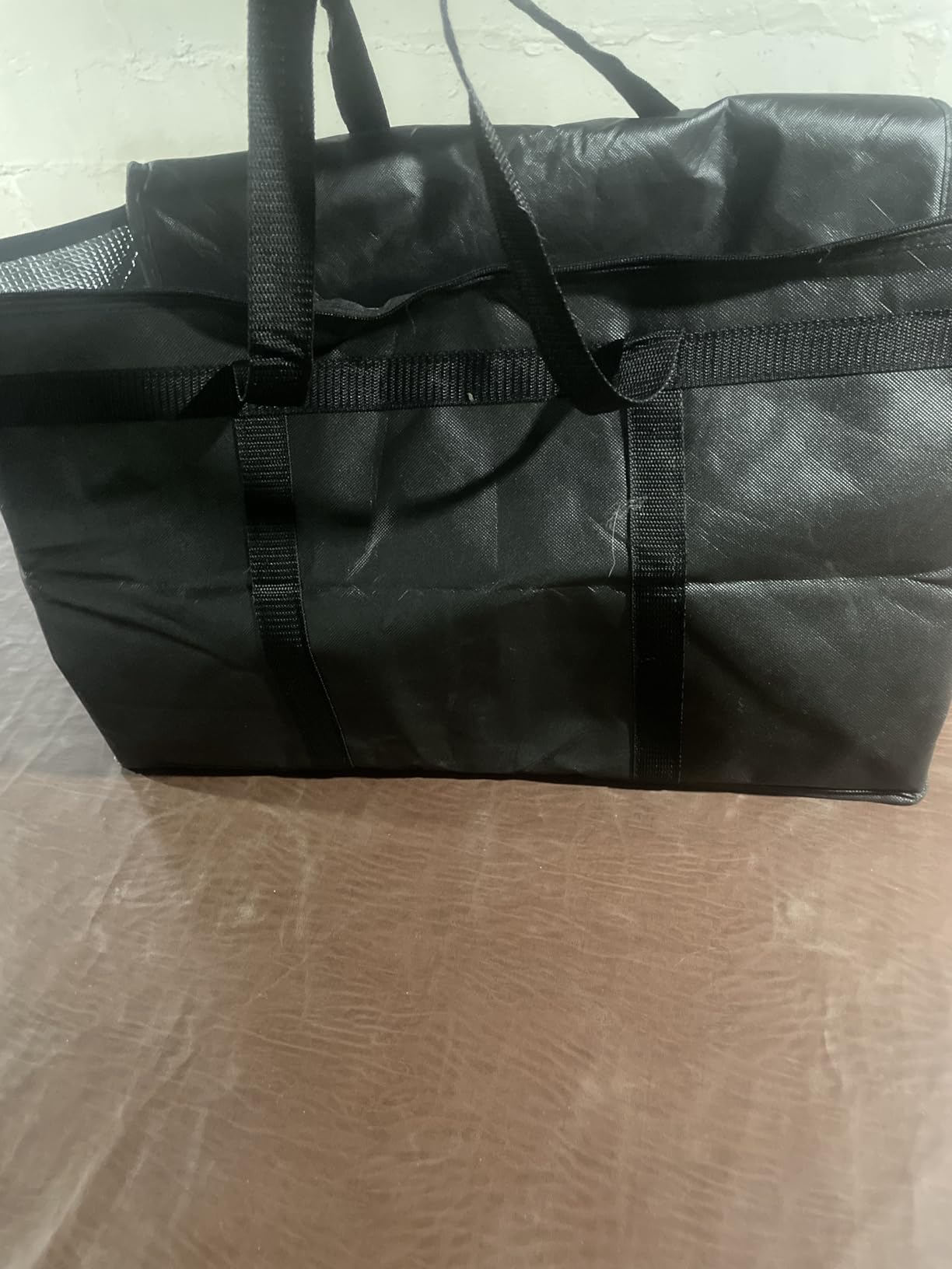 Bodaon Insulated Food Delivery Bag, XXXL Reusable Warming Bag, Black, 1Pk | Pizza Delivery Bags for Hot and Cold Food, Commercial, Large Capacity, Catering Cooler Bag for Rideshare, Warmers for Parties customer photo 1