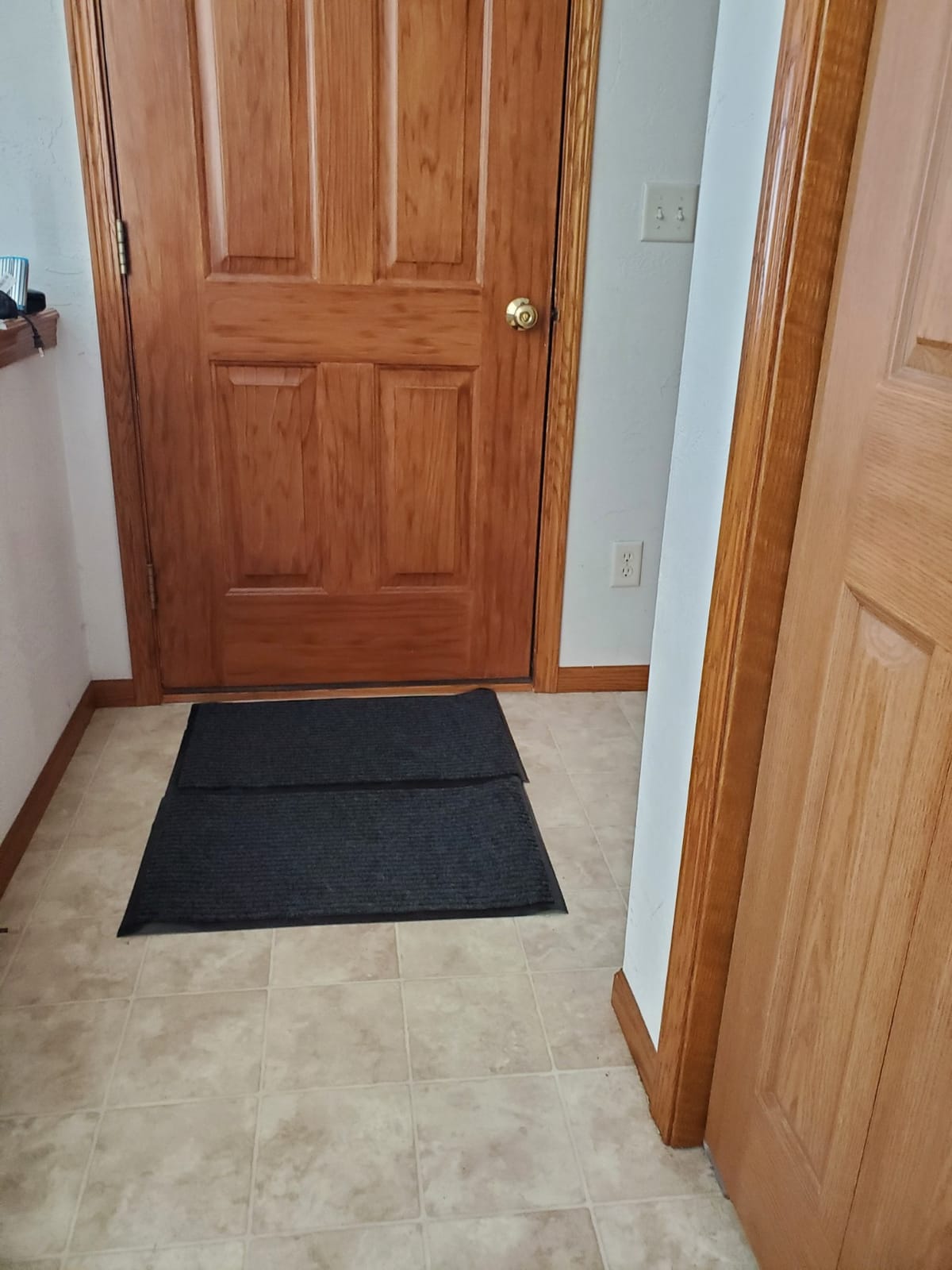 Front Door Mat, Indoor Outdoor Welcome Entryway Doormat, 30x17 Steel Gray | 2-Pack low-profile muddy doormats trap dirt, mud & moisture from shoes & pet paws for inside outside porch, patio & entryways customer photo 1