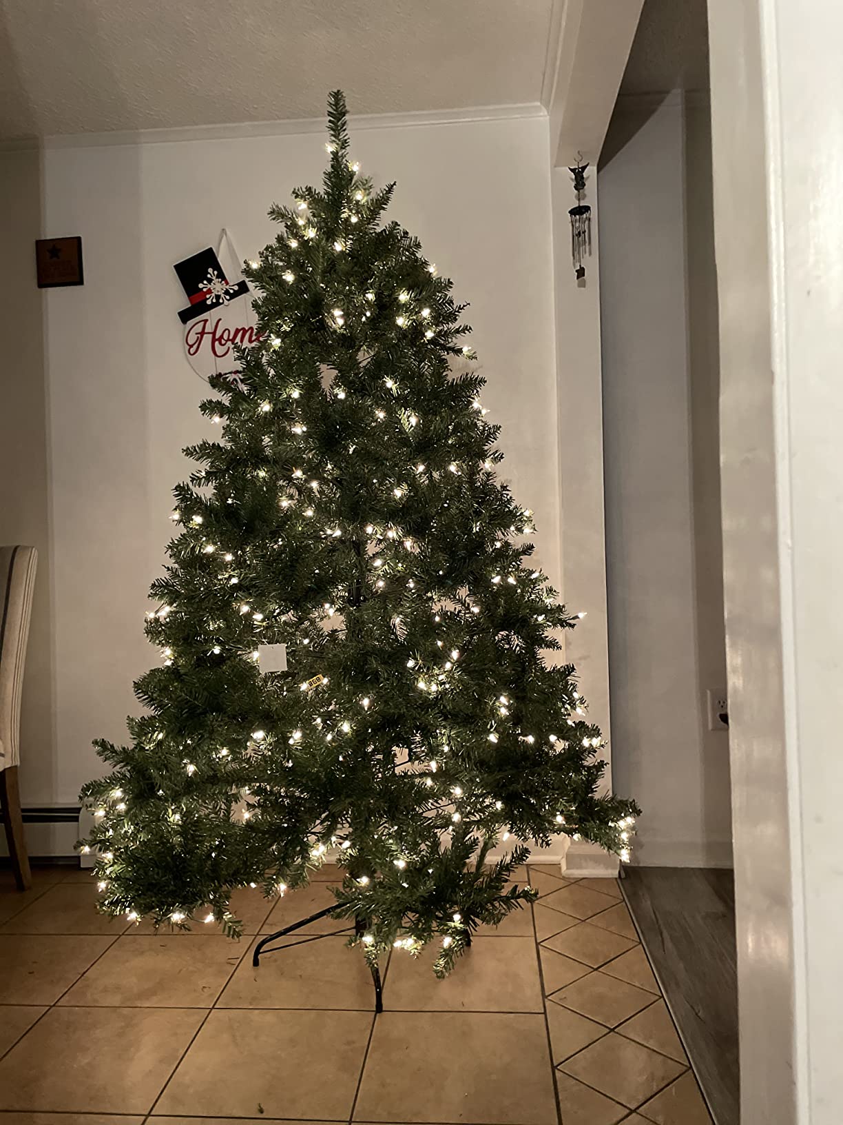 Best Choice Products Douglas Fir Christmas Tree, 7.5ft Pre-lit Artificial Full Fir Lighted Holiday Decoration w/Warm White Lights, Metal Stand customer photo 2