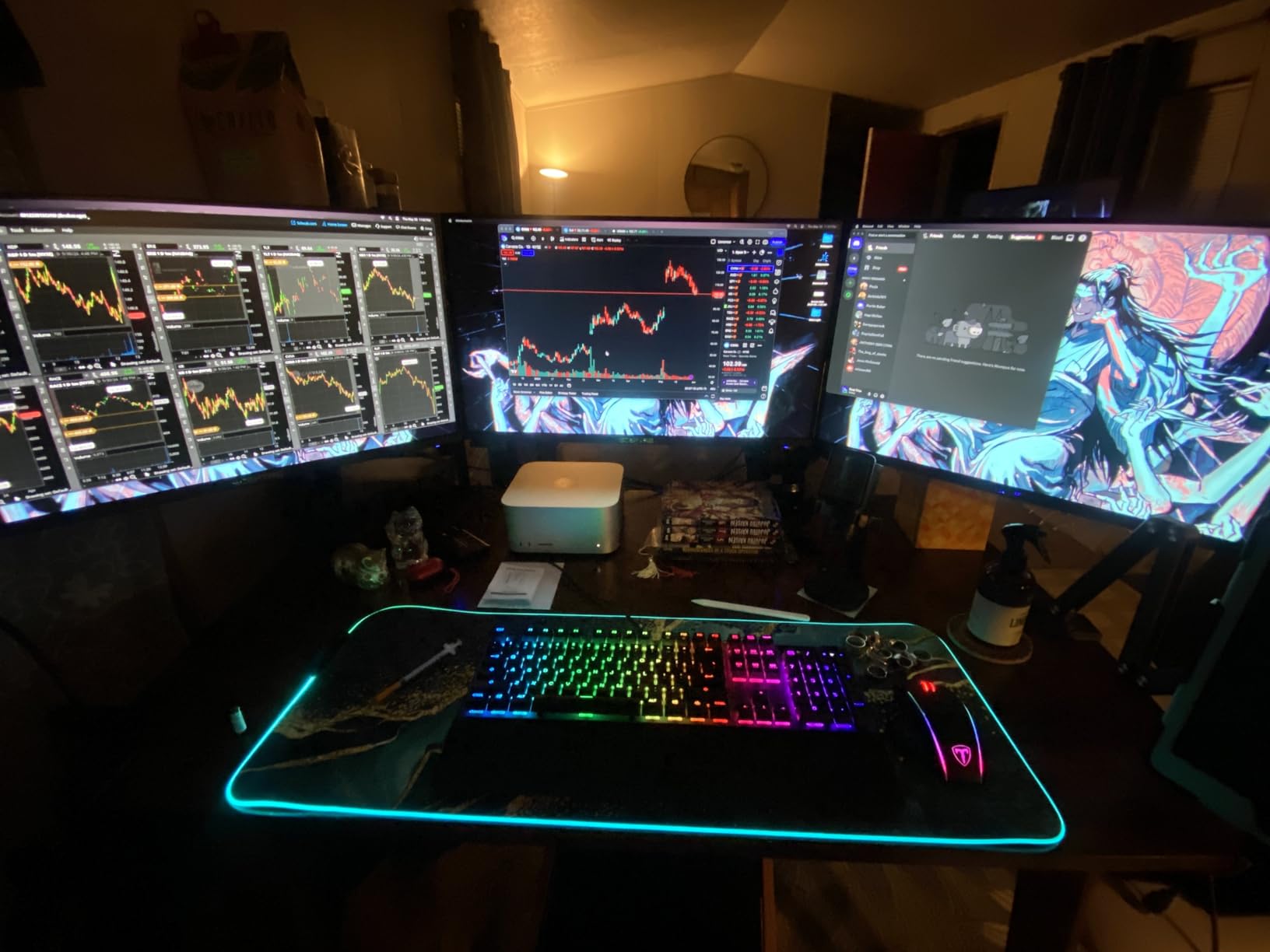 SteelSeries USB Apex 5 Hybrid Mechanical Gaming Keyboard - Per-Key RGB Illumination - Aircraft Grade Aluminum Alloy Frame - OLED Smart Display (Hybrid Blue Switch) customer photo 2