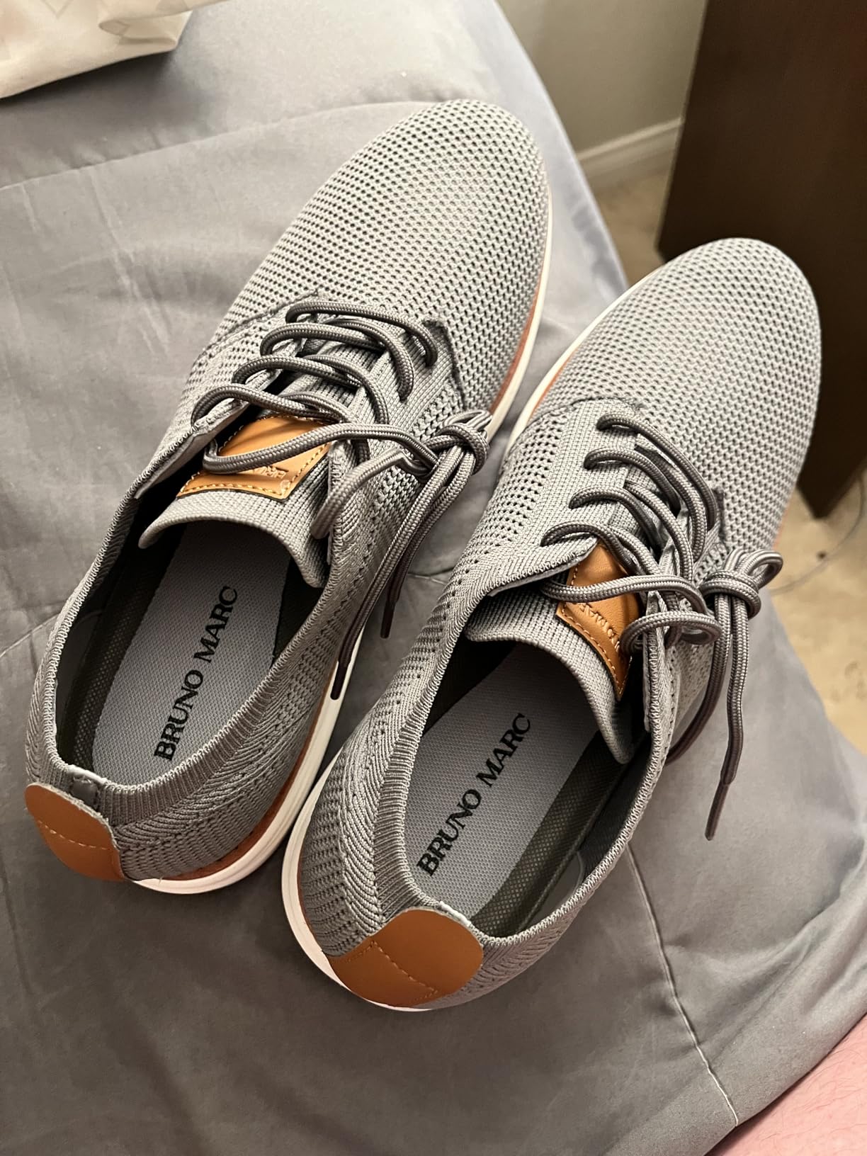 Bruno Marc Men's KnitFlex Breeze Casual Dress Sneakers customer photo 1