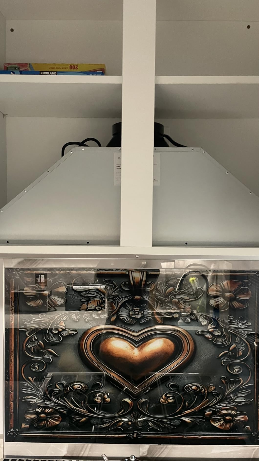 IKTCH 36 inch Built-in/Insert Range Hood 900 CFM, Ducted/Ductless Convertible Duct, Stainless Steel Kitchen Vent Hood with 2 Pcs Adjustable Lights and 3 Pcs Baffle Filters with Handlebar customer photo 1