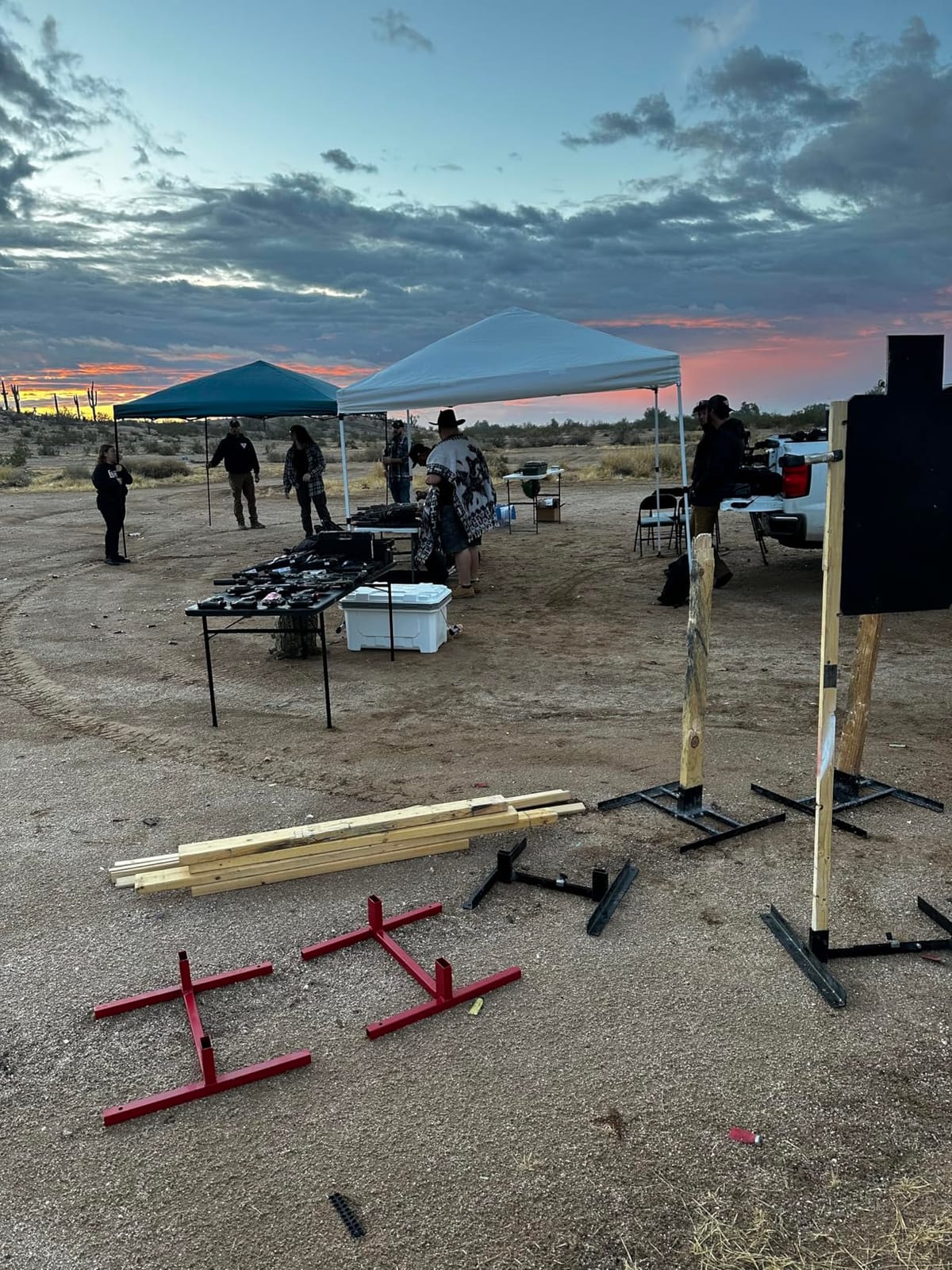Highwild 2x4 Target Stand Base for AR500 Steel Shooting Targets - Double T-Shaped Base for Shooting Range Outdoor customer photo 1