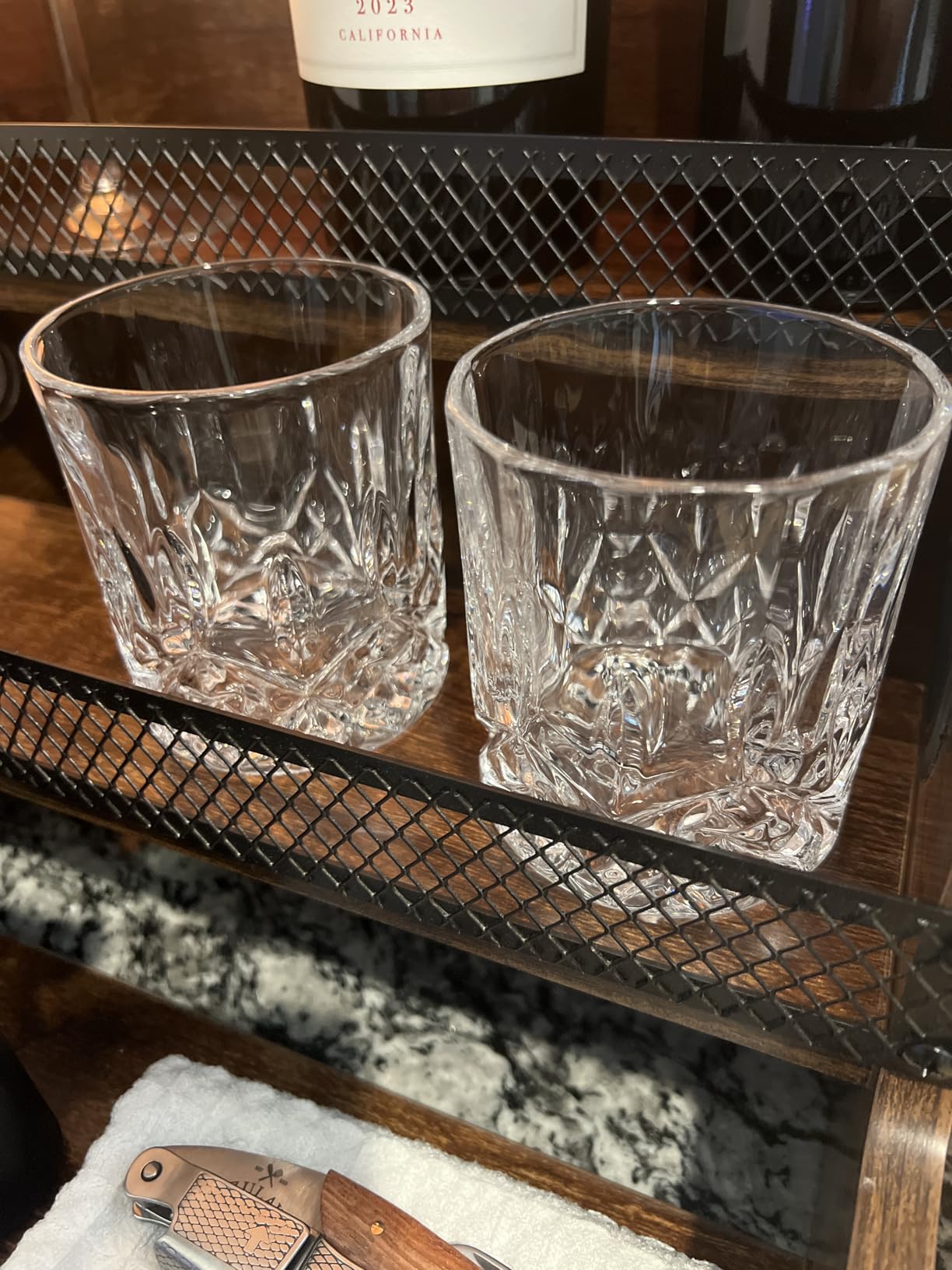 KANARS Whiskey Glasses Set of 6 with Elegant Gift Box for Liquor Scotch Rum | 10 Oz Premium Old Fashioned Crystal Glass Tumbler Bourbon Gifts for Birthday Thanksgiving Christmas Housewarming customer photo 2