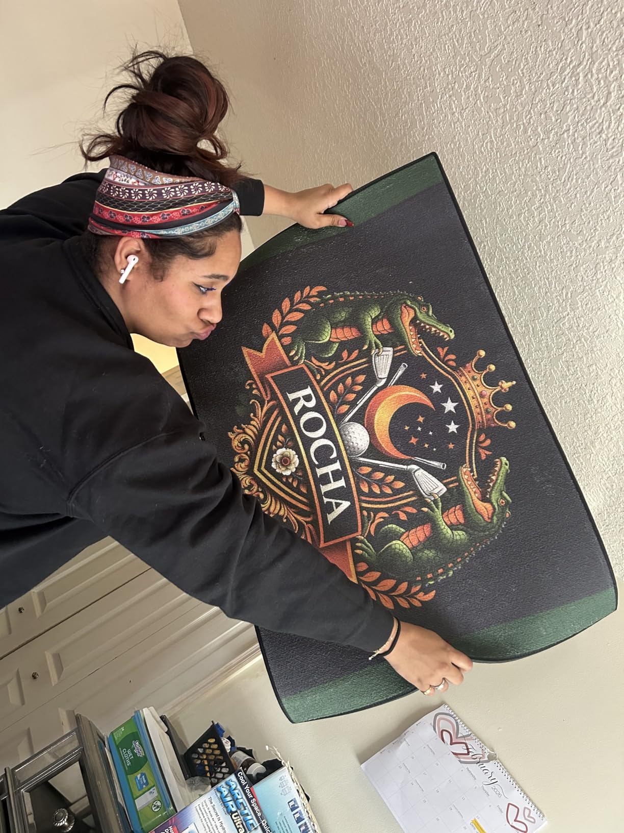 VictoryStore Custom Doormat 24x36 Inches Any Color, Custom Logo Doormat Full Color Print customer photo 2