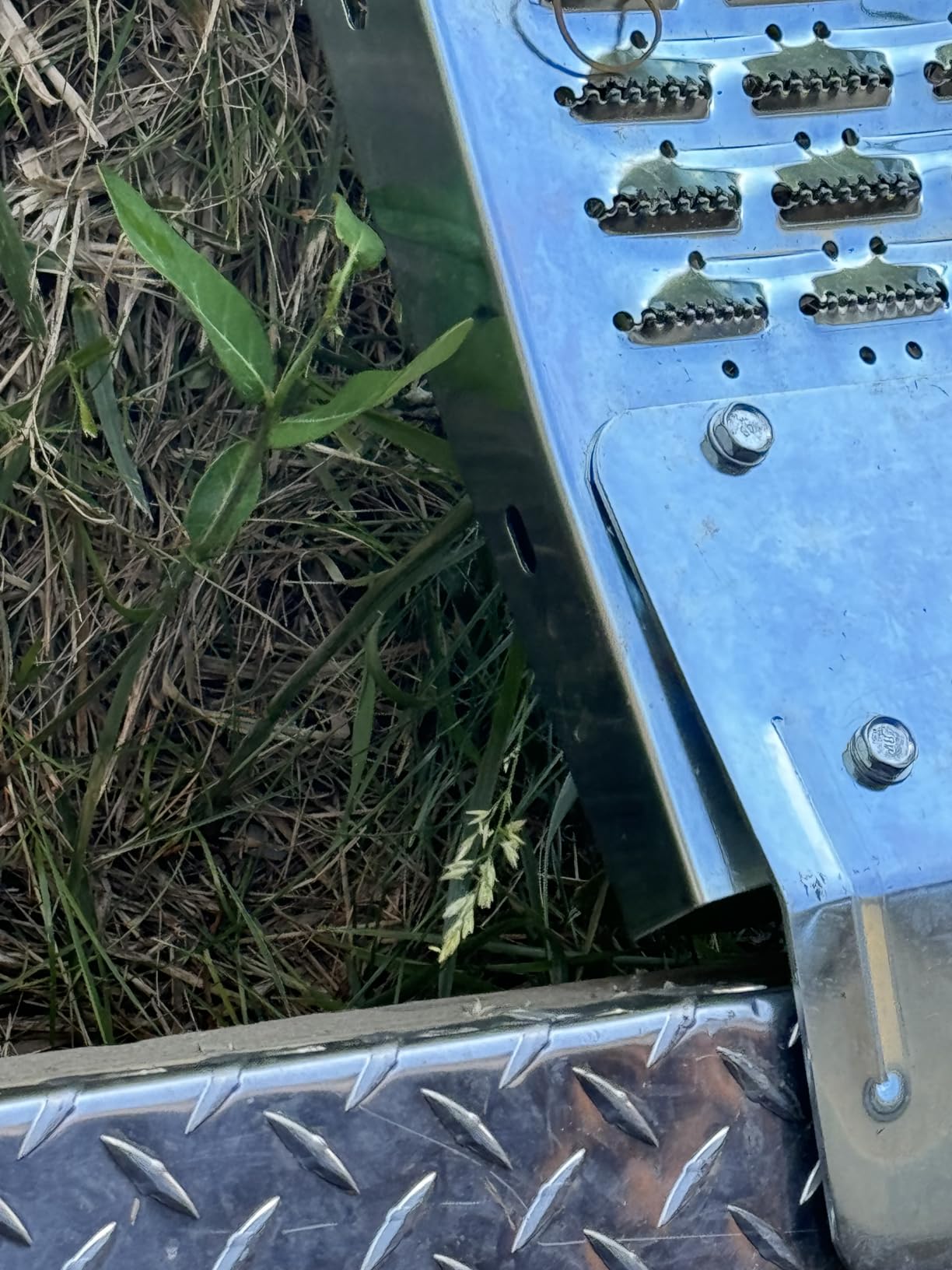 Loading Ramps - Set of Two 35.5-Inch Ramps for ATVs, Motorcycles, Mowers, Carts, and More - 1200lb Combined Capacity Shed Ramp Set by Stalwart customer photo 1