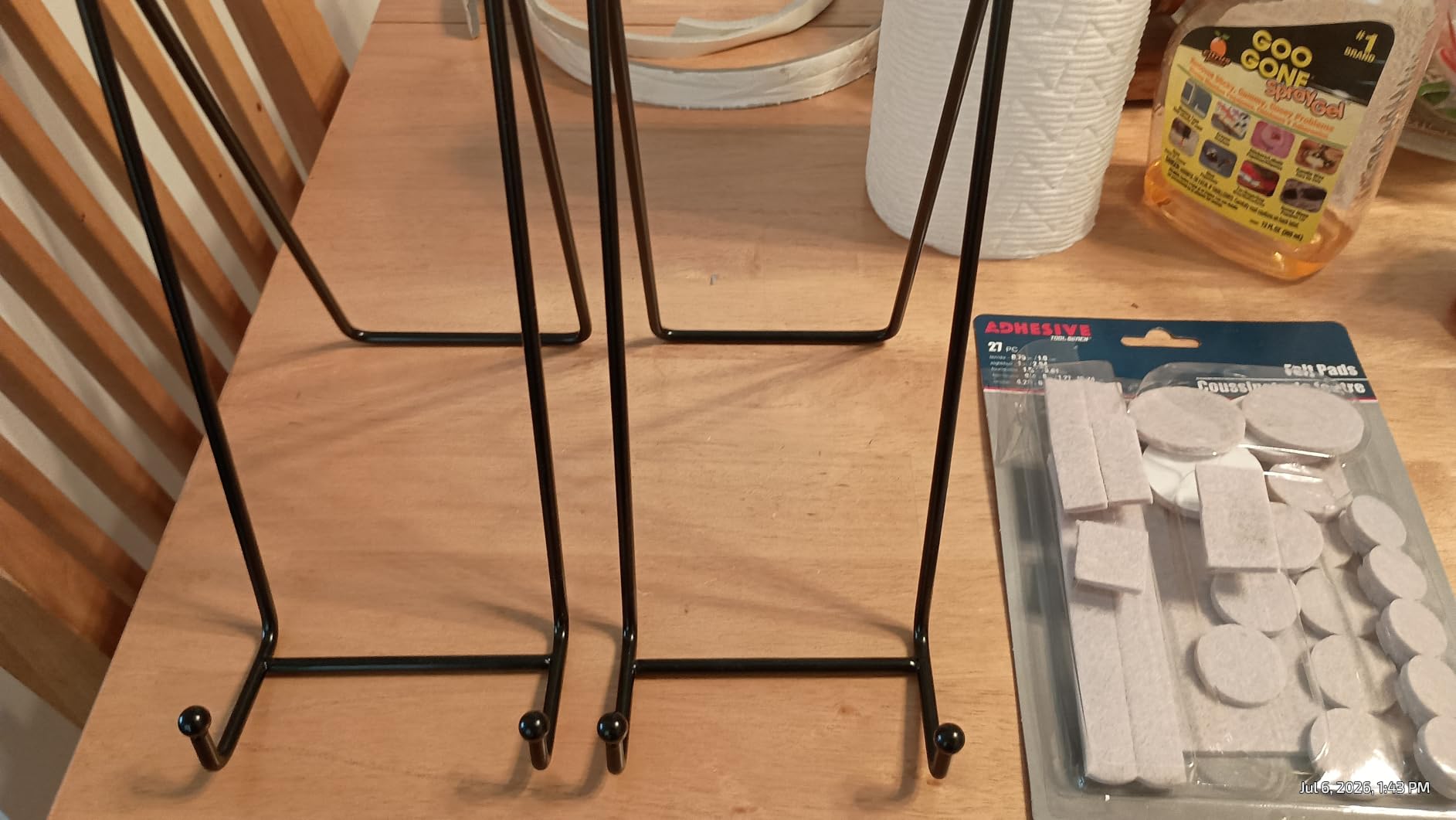 TR-LIFE Plate Stands for Display - 6 Inch Stand + Metal Frame holder stand Picture, Decorative Plate, Book, Photo Easel (2 Pack) customer photo 2