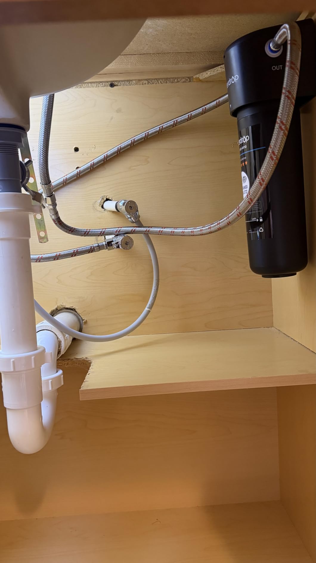 Waterdrop 10UA Under Sink Water Filter System, NSF/ANSI 42 Certified 1 Year customer photo 2