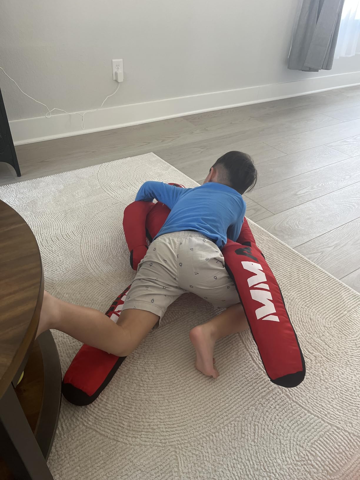 Unfilled Wrestling Dummy for Kids - Youth Grappling Dummy BJJ, MMA, Jiu Jitsu & Judo Training Partner - Durable Martial Arts Practice Buddy customer photo 2