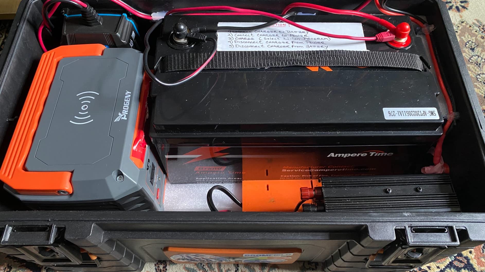 LiTime 12V 100Ah RV Lithium Battery, Group 31 Rechargeable LiFePO4 Battery with Up to 15000 Deep Cycles, 1.28kWh and Higher Energy Density, Perfect for Van, Trolling Motors, Boat, Marine. (1 Pack) customer photo 1