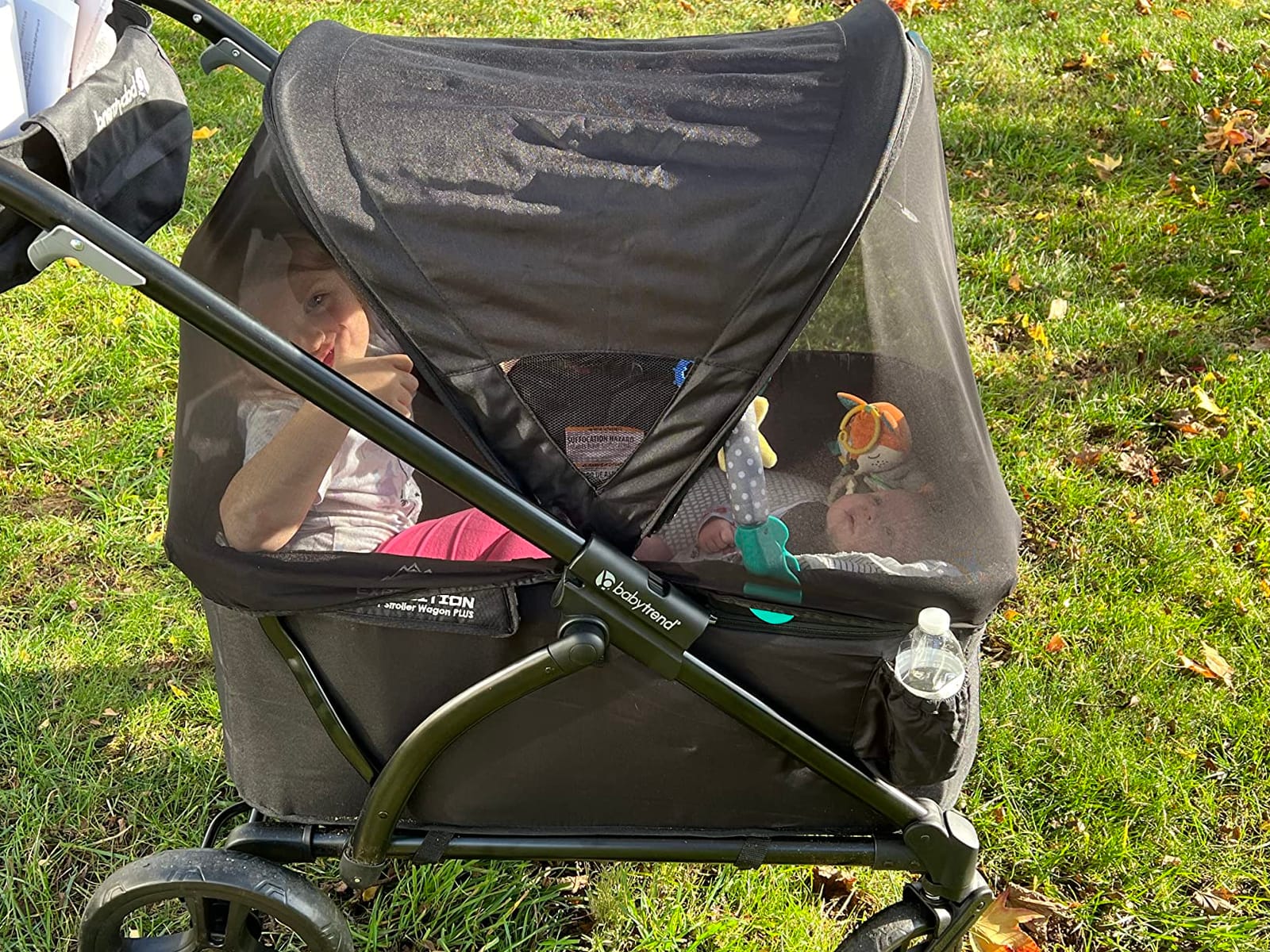 Baby Trend Expedition 2-in-1 Stroller Wagon Plus, Ultra Black customer photo 1