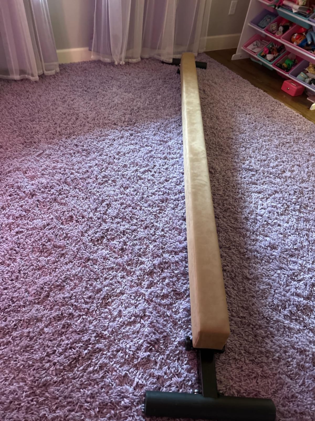 Marfual Adjustable Gymnastic Balance Beam for Kids of All Gymnastic Levels | 8 Ft Beam, Adjustable Height, Gymnastic Training Beam For Teenager, Gymnastic Equipment For Athlete Home And Gym Club Use customer photo 1