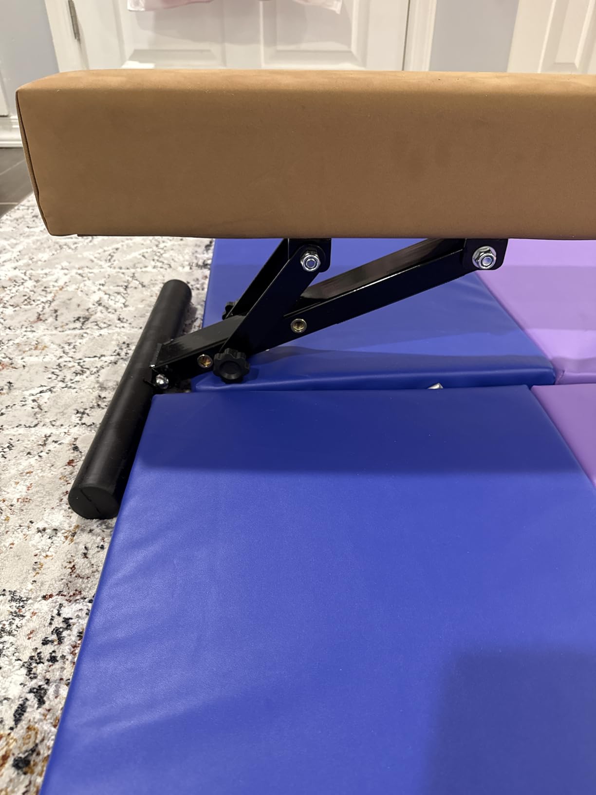 Marfual Adjustable Gymnastic Balance Beam for Kids of All Gymnastic Levels | 8 Ft Beam, Adjustable Height, Gymnastic Training Beam For Teenager, Gymnastic Equipment For Athlete Home And Gym Club Use customer photo 2