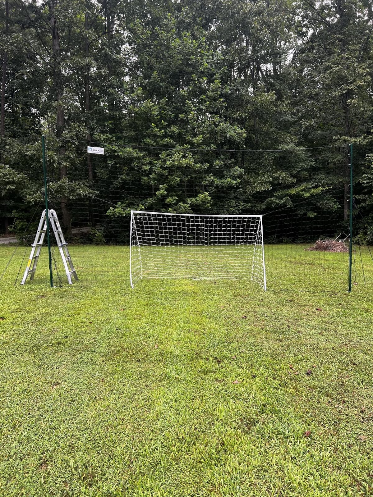 Open Goaaal Soccer Goal, Rebounder, Backstop and Targets | All-in-one backyard system; continuous shooting practice without chasing missed balls customer photo 2