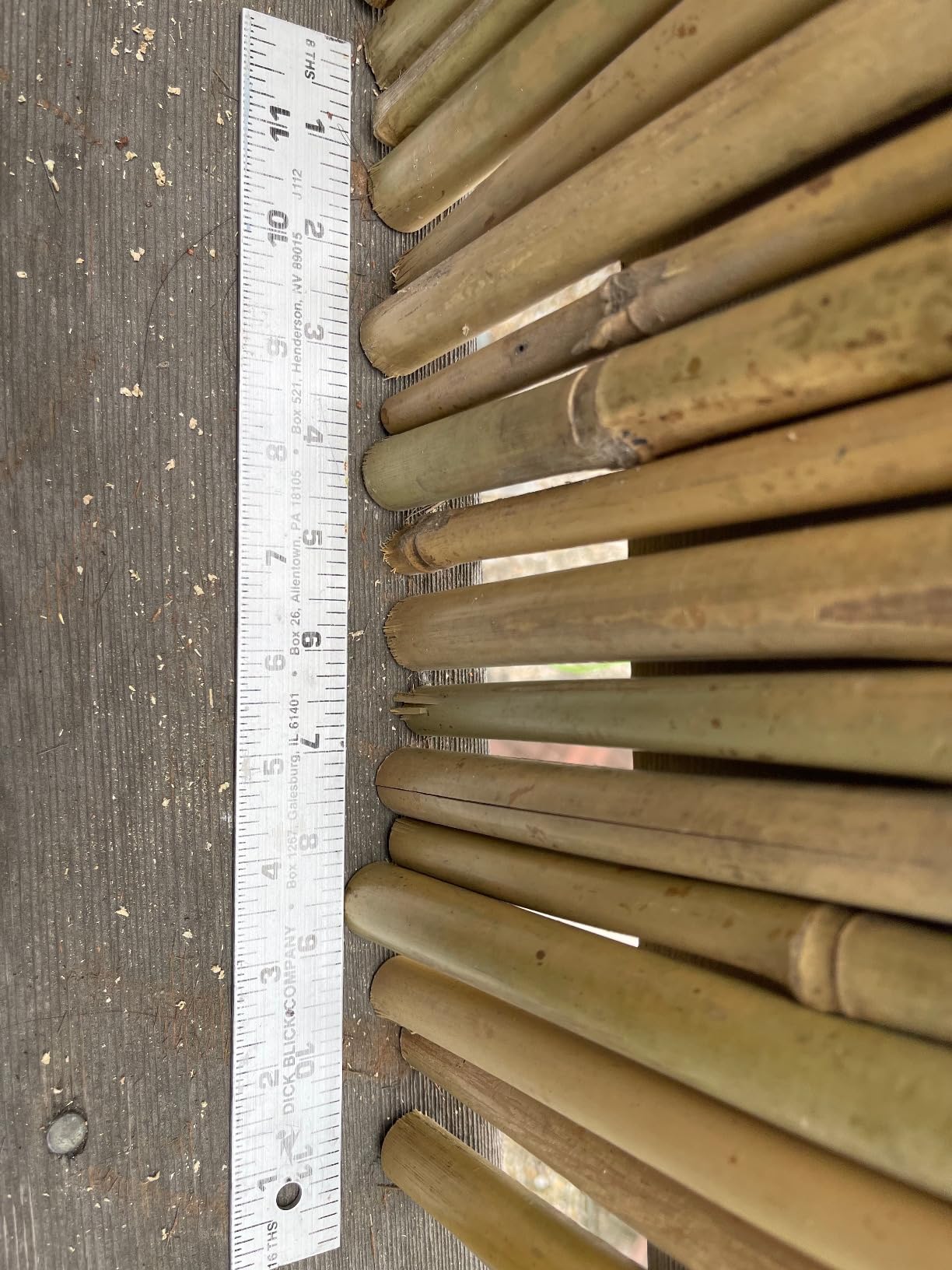Natural Rolled Bamboo Fence, Eco-Friendly Bamboo Fencing, 4 ft High x 6 ft Long customer photo 2