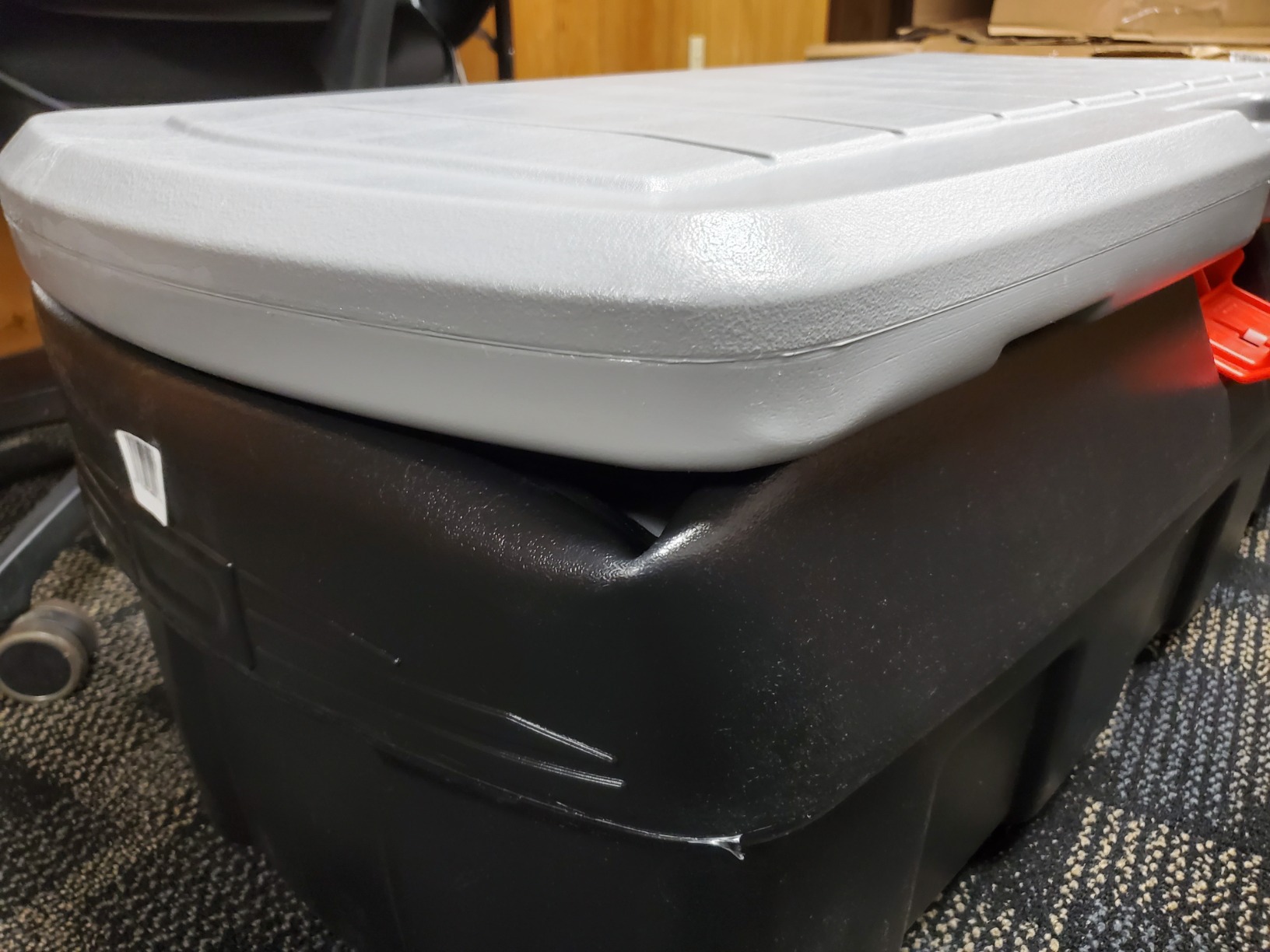 Rubbermaid ActionPacker️ 48 Gal with 8 Gal Containers Nested, Lockable Storage Bins, Industrial, Rugged Storage Container Bundle with Lids customer photo 2