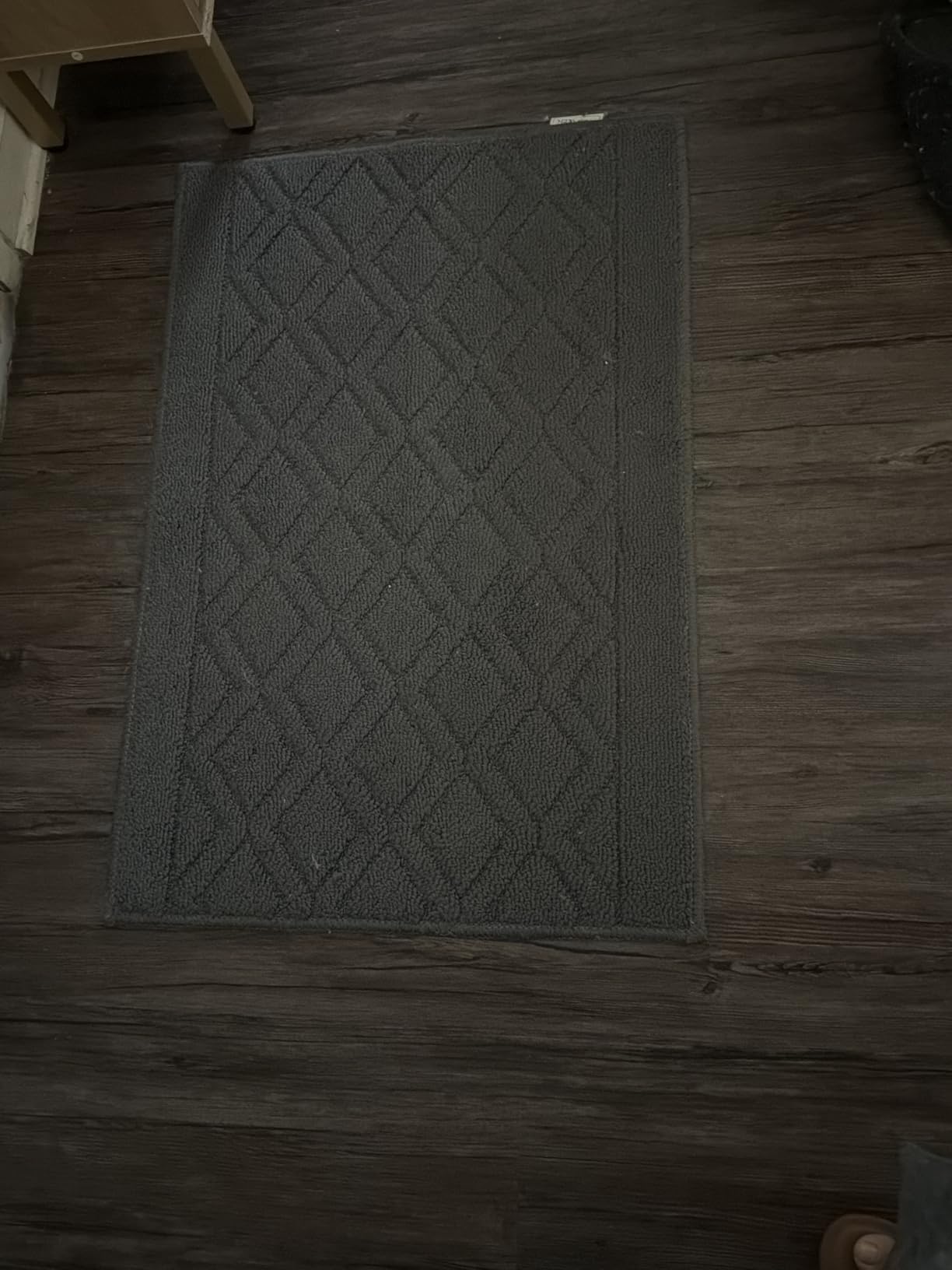 COSY HOMEER 48x20Inch/30X20Inch Kitchen Rug Mats,Grey customer photo 1