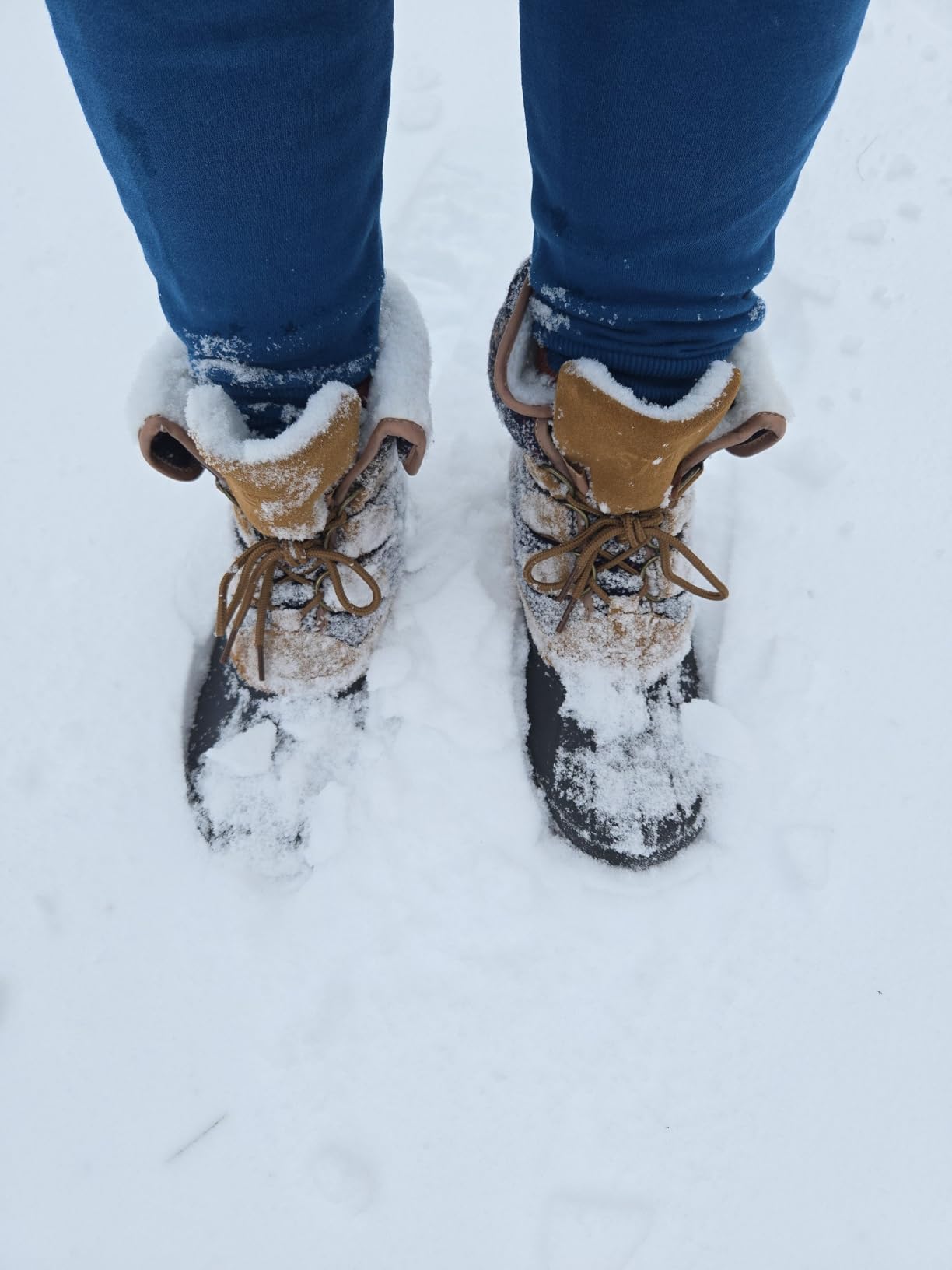 STQ Womens Winter Duck Boots Waterproof Cold Weather Snow Boots | Insulated, Warm, Outdoor, Everyday Wear customer photo 2