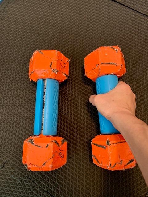 ProsourceFit Thick Grips for Dumbbell and Barbell, 1.9-in Axle Bar Adapter for Weightlifting and Strength Training customer photo 1