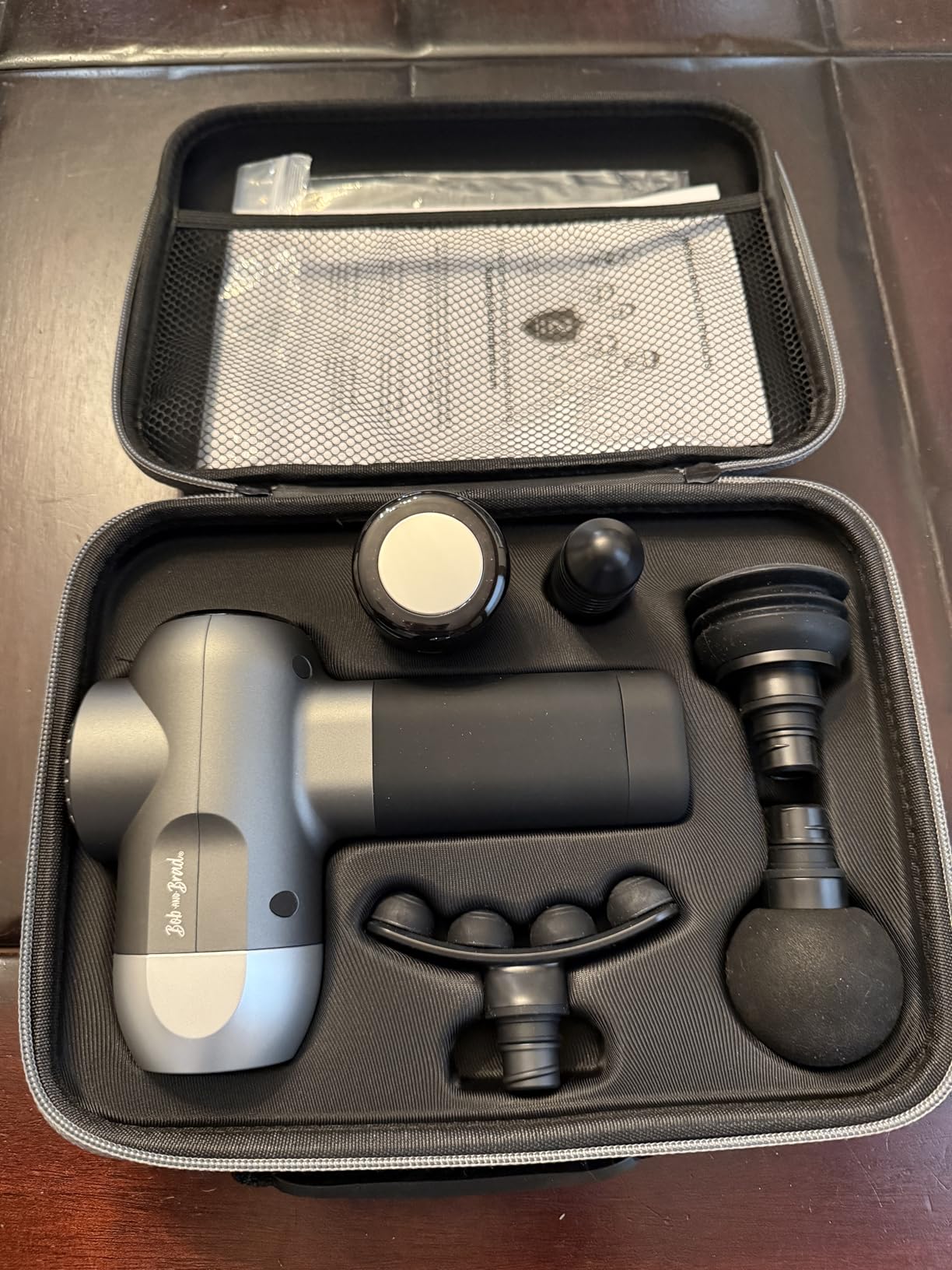 BOB AND BRAD C2 Massage Gun, FSA Eligible & HSA Approved Deep Tissue Percussion Massager Gun, Muscle Massager with 5 Speeds and 5 Heads, Electric Back Massagers for Professional Athletes Home Gym customer photo 2