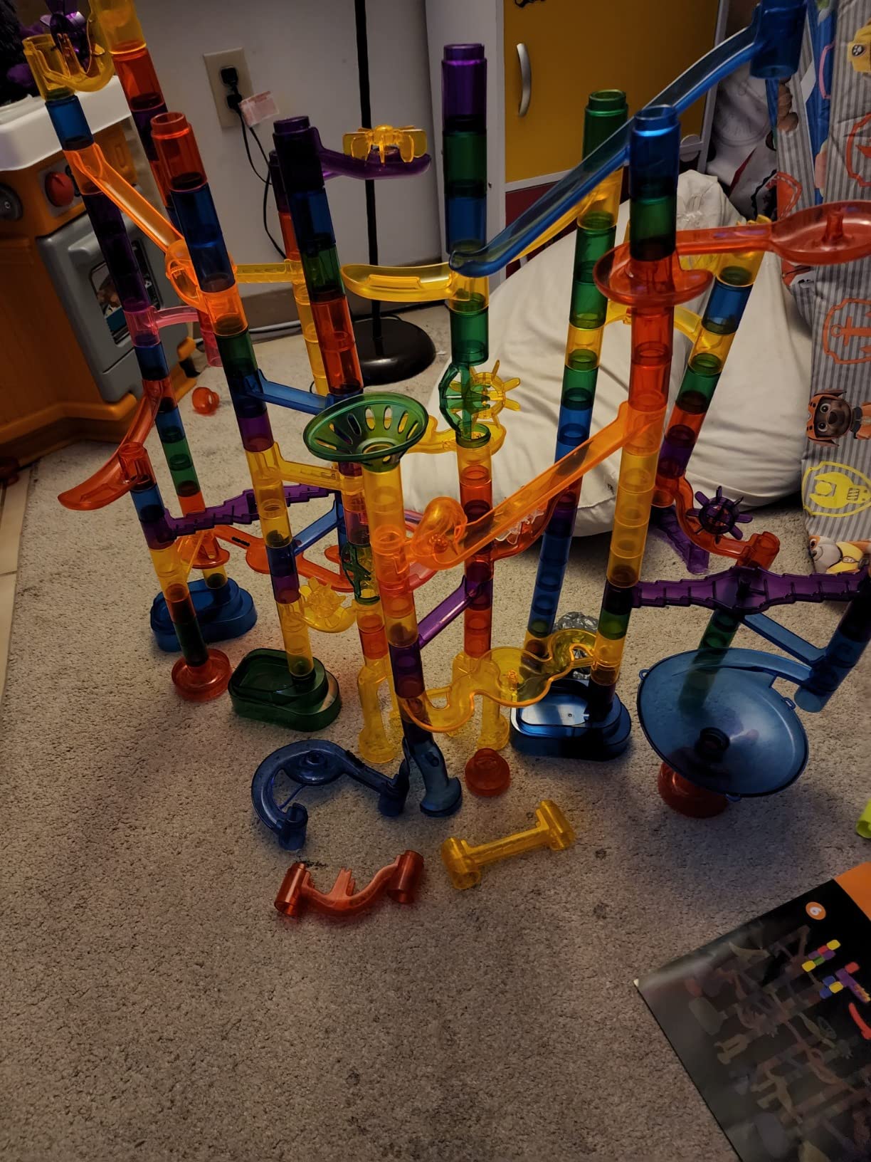 Marble Genius Marble Run Race Track - 300-Piece Multicolor Glow Extreme Set customer photo 1