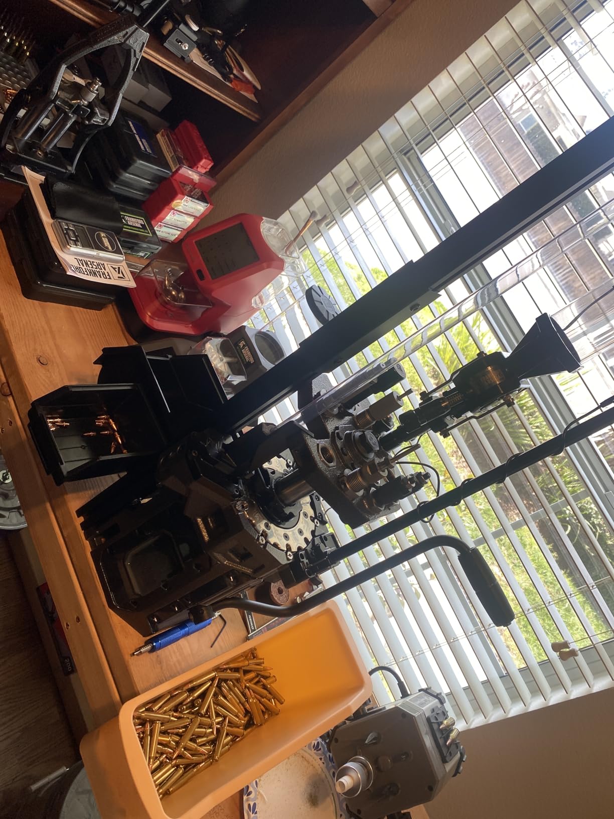 Frankford Arsenal X-10 Progressive Press with 10 Stations, Case Feeder, Automatic Rotating Shell Plate and Powder Measure customer photo 1