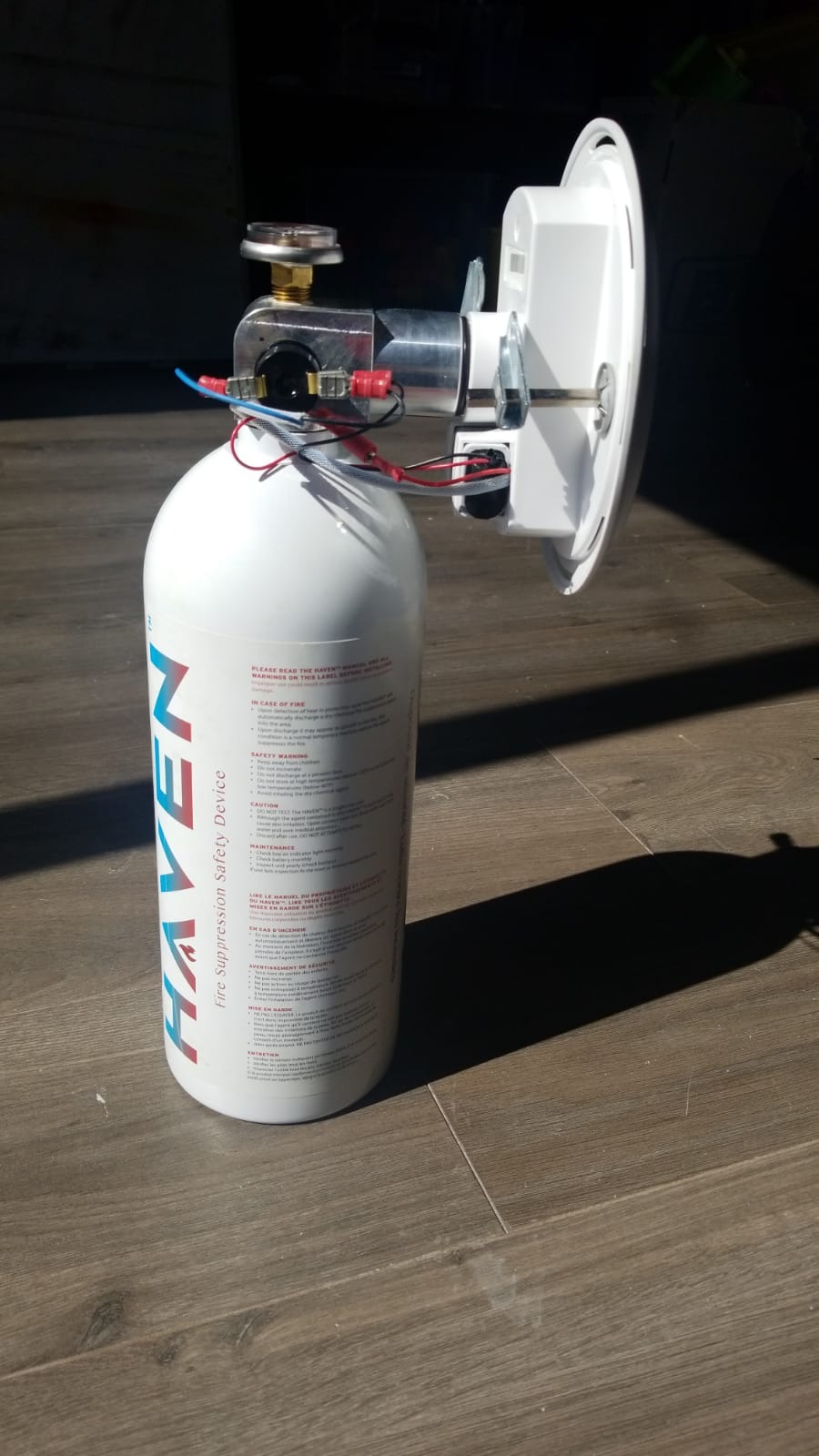Haven Automatic Heat-Activated Fire Suppression Device 135F - Eco Friendly Non-Toxic, ABC, 5 Year Worry-Free Industrial and Urban Protection customer photo 1