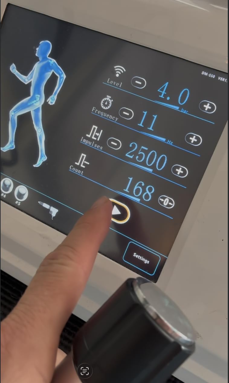 Extracorporeal Shock Wave Therapy ESWT Machine for Joint and Muscle Pain Relief, Muscle and Bone Tissue Regeneration, Painless, Non-Invasive, No Side Effects, PSP20 customer photo 1